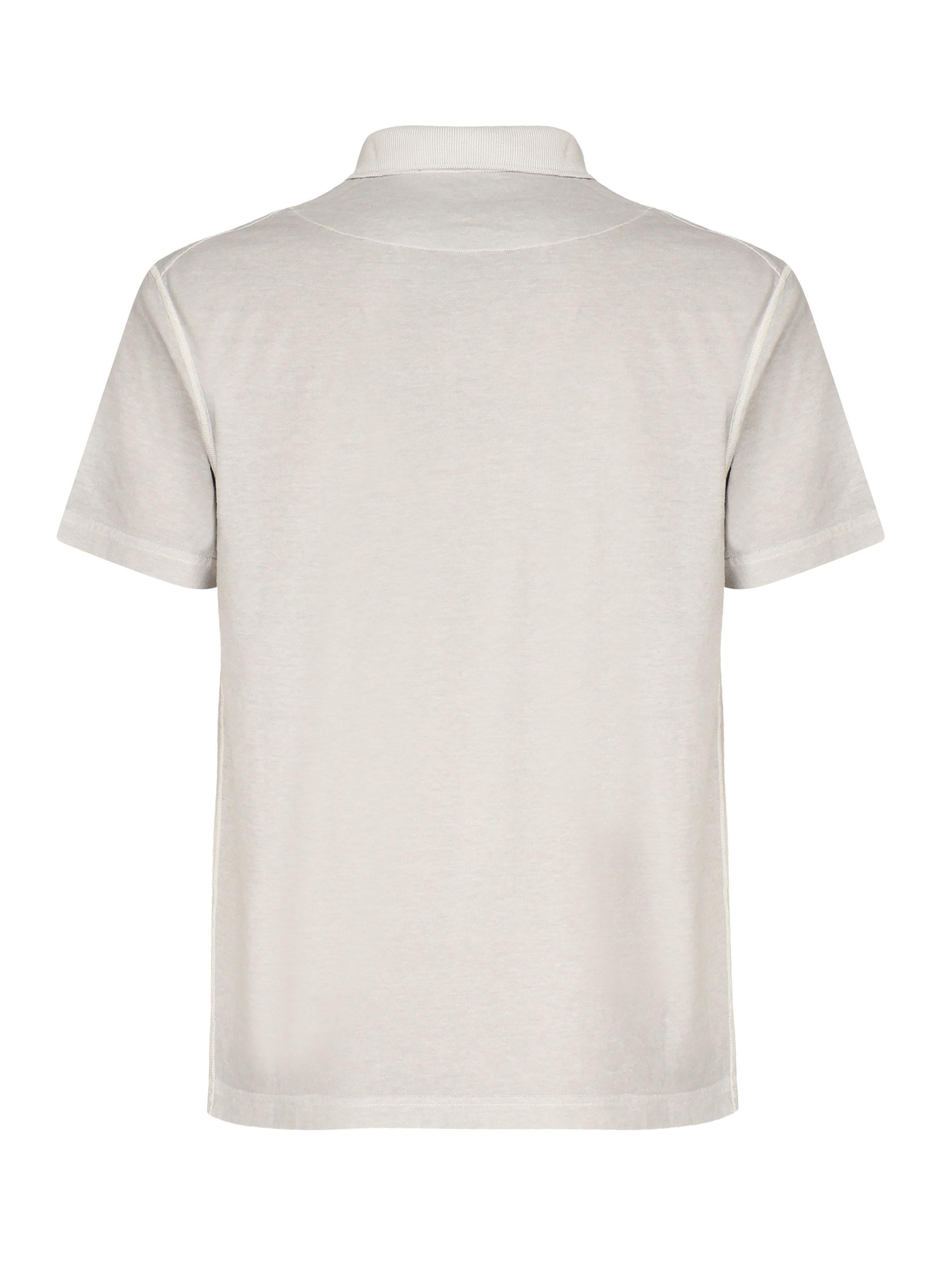Polo a maniche corte con toppa Compass K1S152200205 S0057V0161 STONE ISLAND