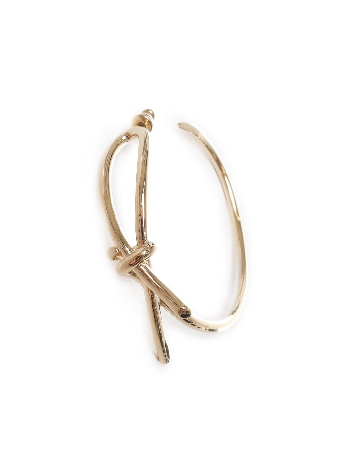 Orecchini a cerchio con nodo 760708 770522001 FERRAGAMO