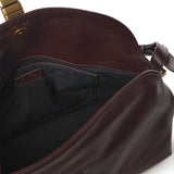 Borsa a spalla Saddle Bag media in pelle 105049 A1ZXLA7Q PINKO