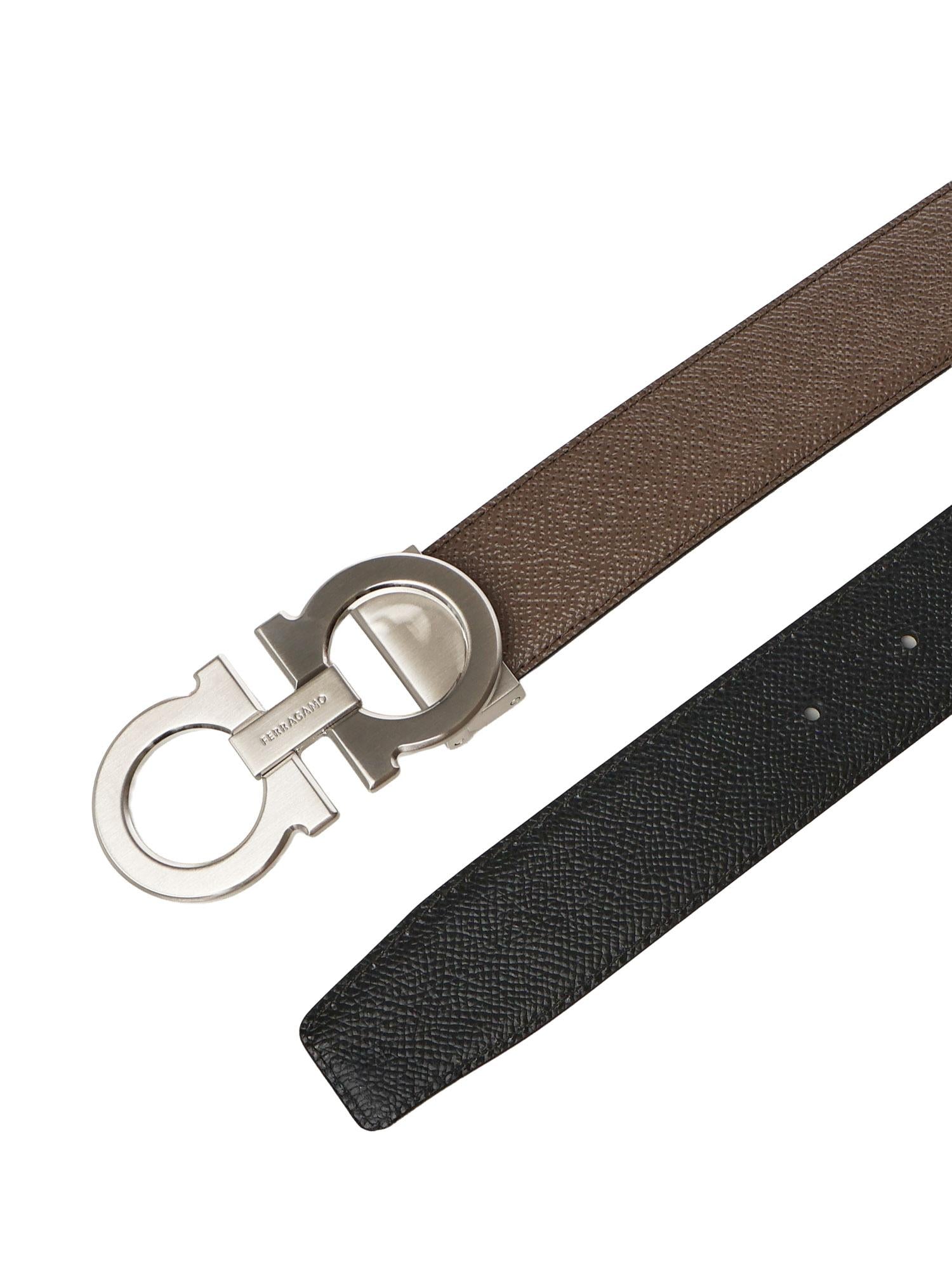 Cintura Gancini in pelle 679710 770654084 FERRAGAMO