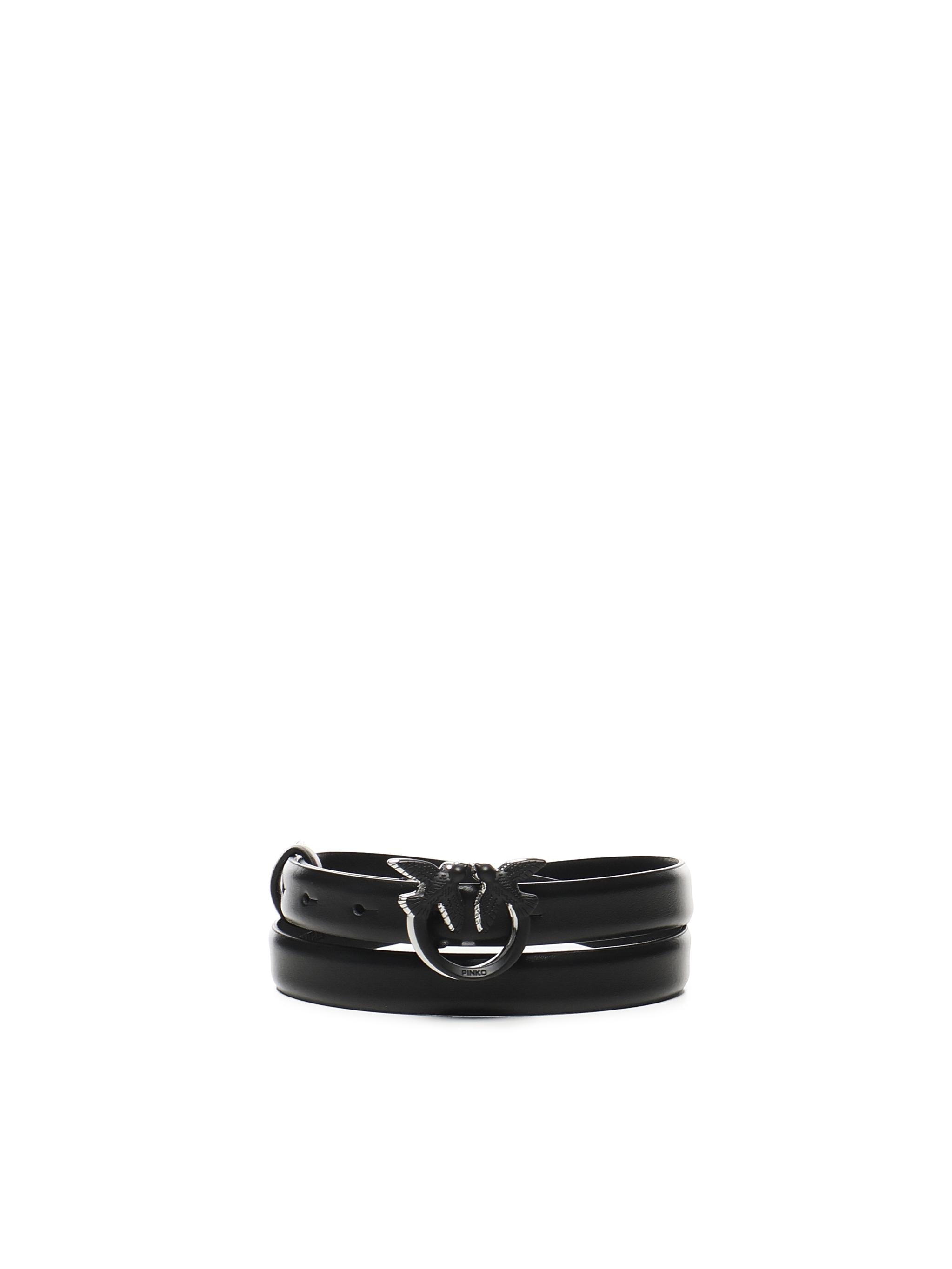 Cintura Love Birds in pelle 100143 Y5B4Z99O PINKO