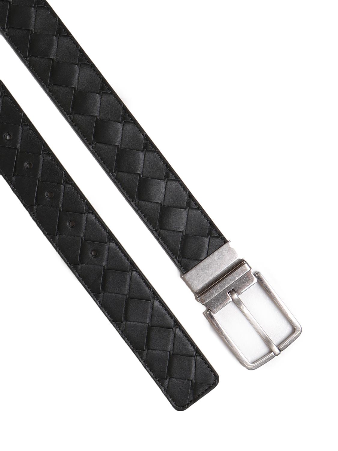 Cintura Intrecciato Double Face 652944 VCPQ13172 BOTTEGA VENETA