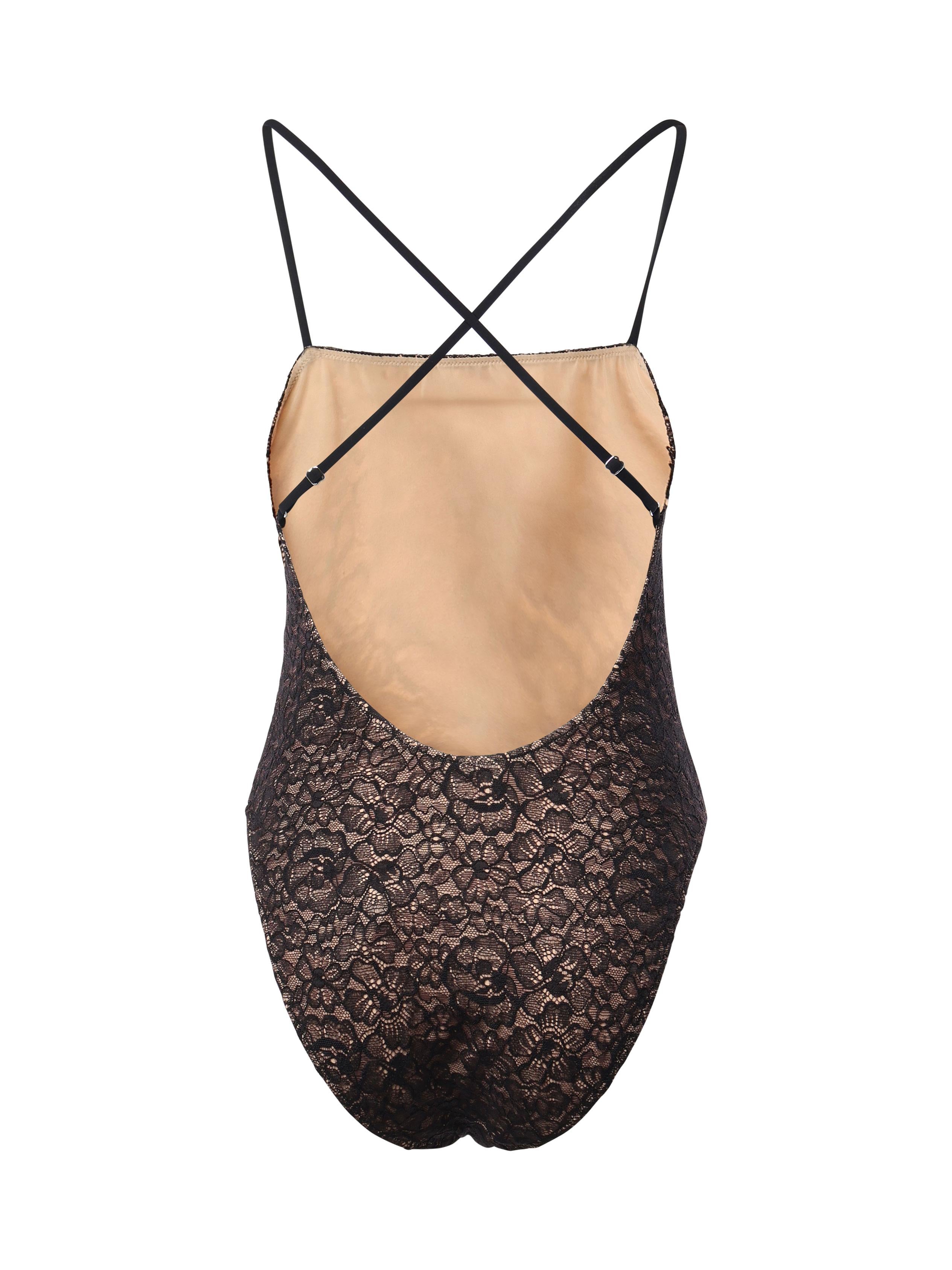 Costume intero in pizzo O9A03J FLUAIN0000 DOLCE & GABBANA