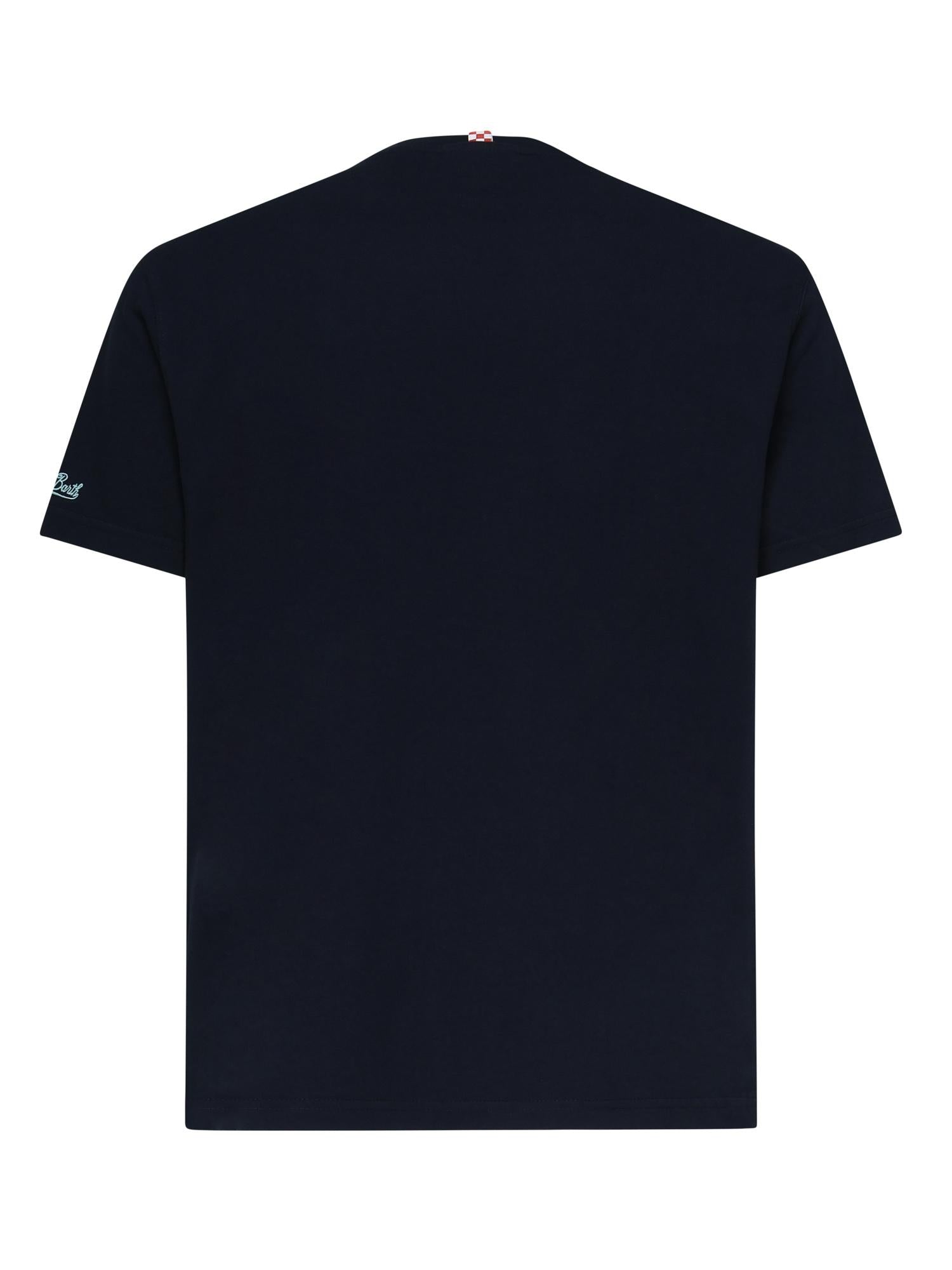 T-shirt Portofino con ricamo POT0001 05574H MC2 SAINT BARTH