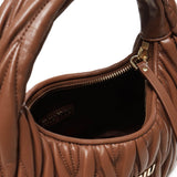 Borsa Wander in pelle matelassé 5BC125 AN88F0033 MIU MIU