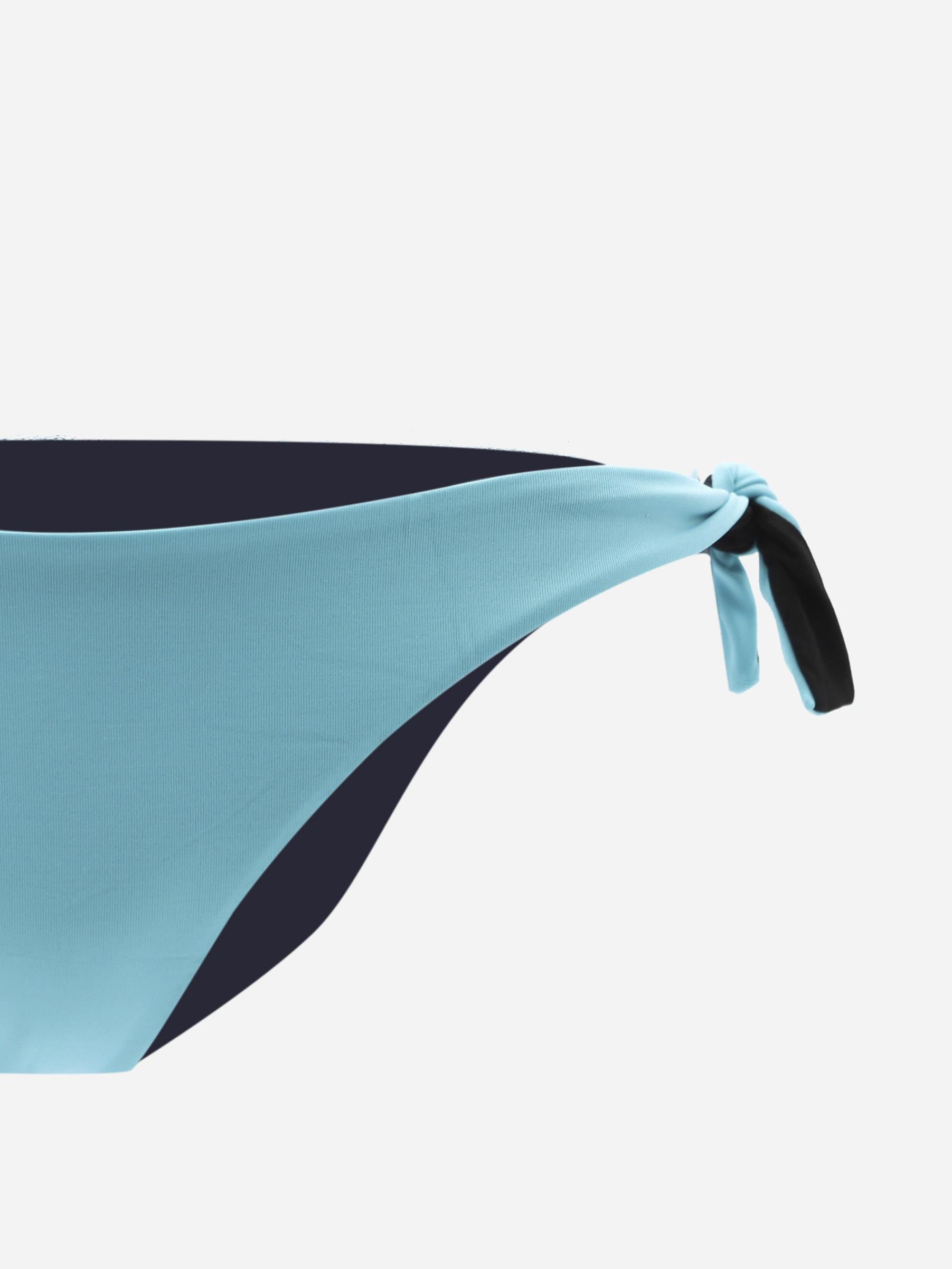 Slip bikini bicolore con nodo laterale pe 2021 CS09MB -F6909 FISICO