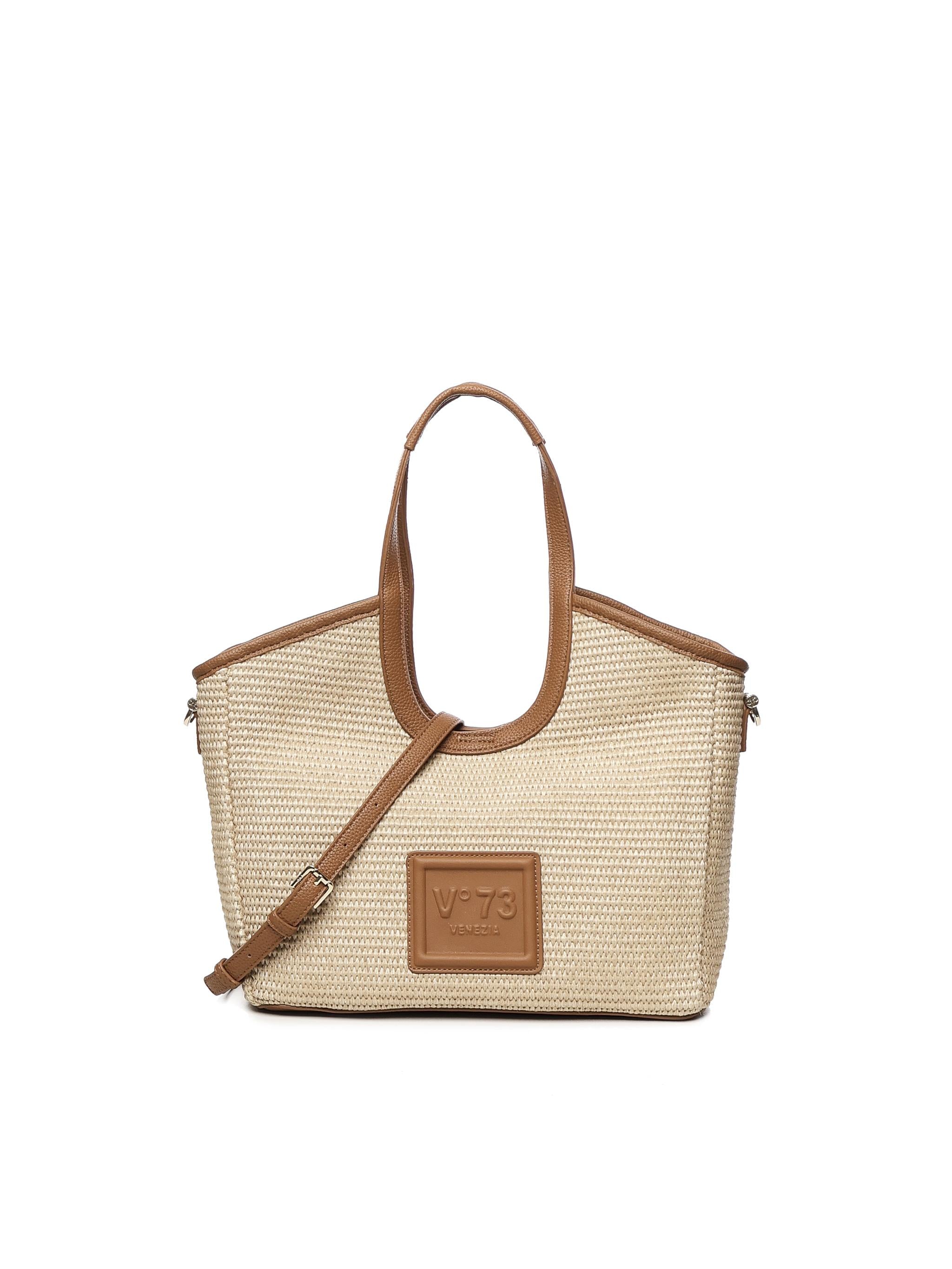 Tote bag Jenny 73BS8VR02P JENNYNATURALE/CUOIO V° 73