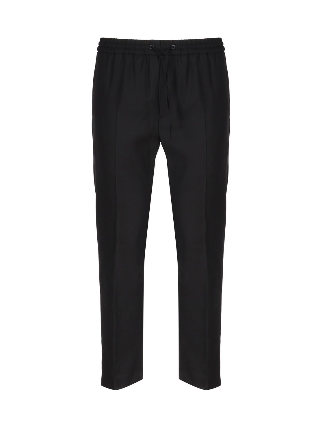 Pantaloni stile tuta gamba dritta in lana vergine K10K109956 -BEH CALVIN KLEIN