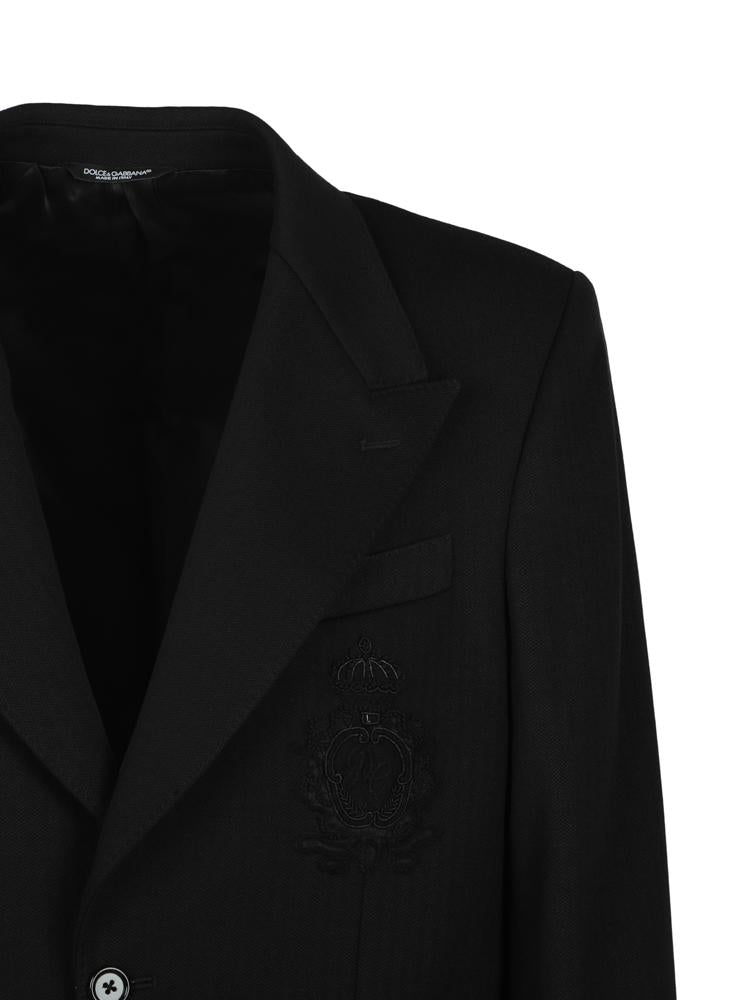 Giacca jersey stretch con patch araldico G2RA6Z GF154S9000 DOLCE & GABBANA