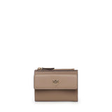 Portafoglio compatto in pelle con logo 103612 A0F1D01Q PINKO