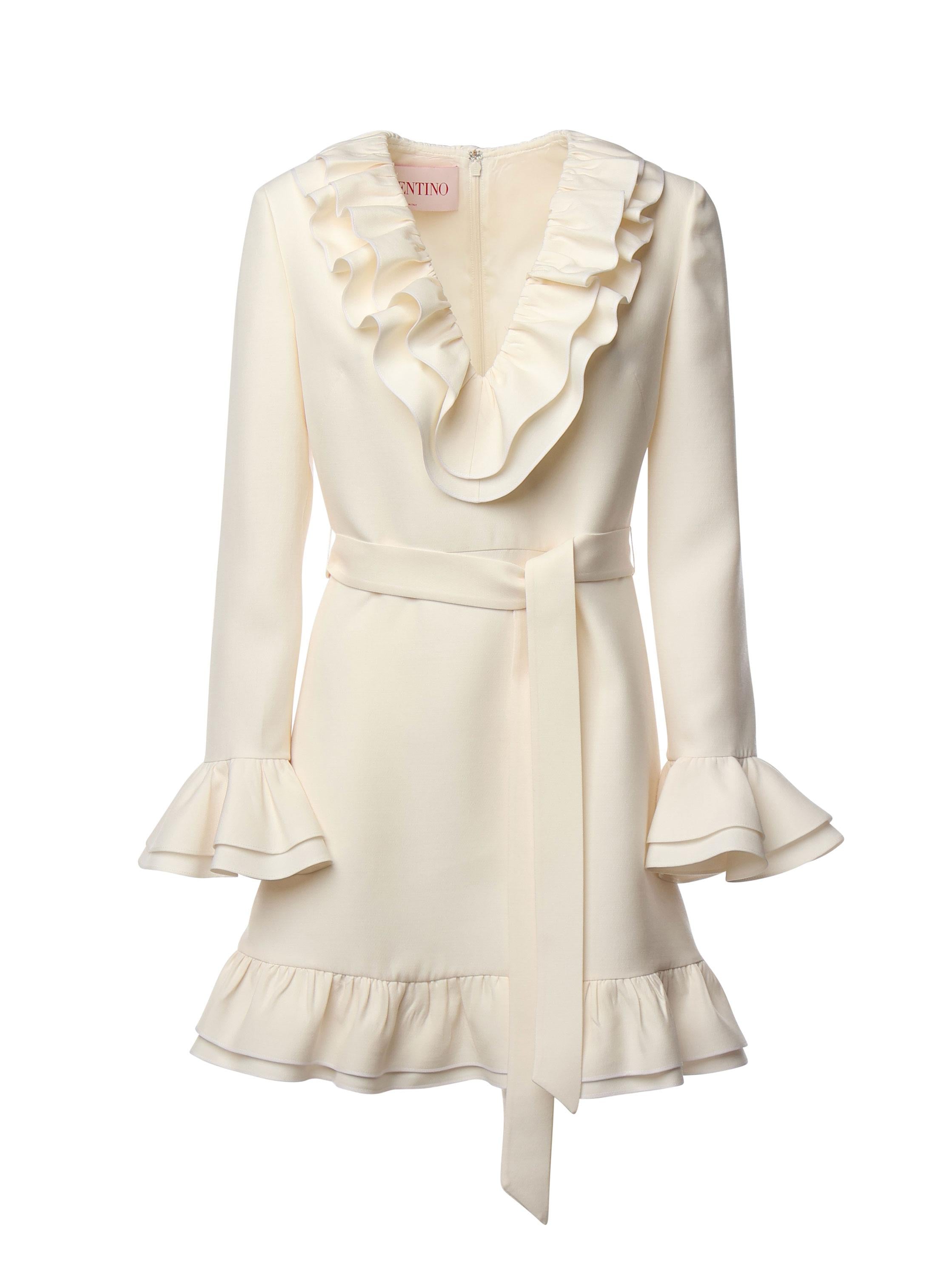 Abito corto in Crepe Couture 6B3VAES6 1CFA03 VALENTINO GARAVANI