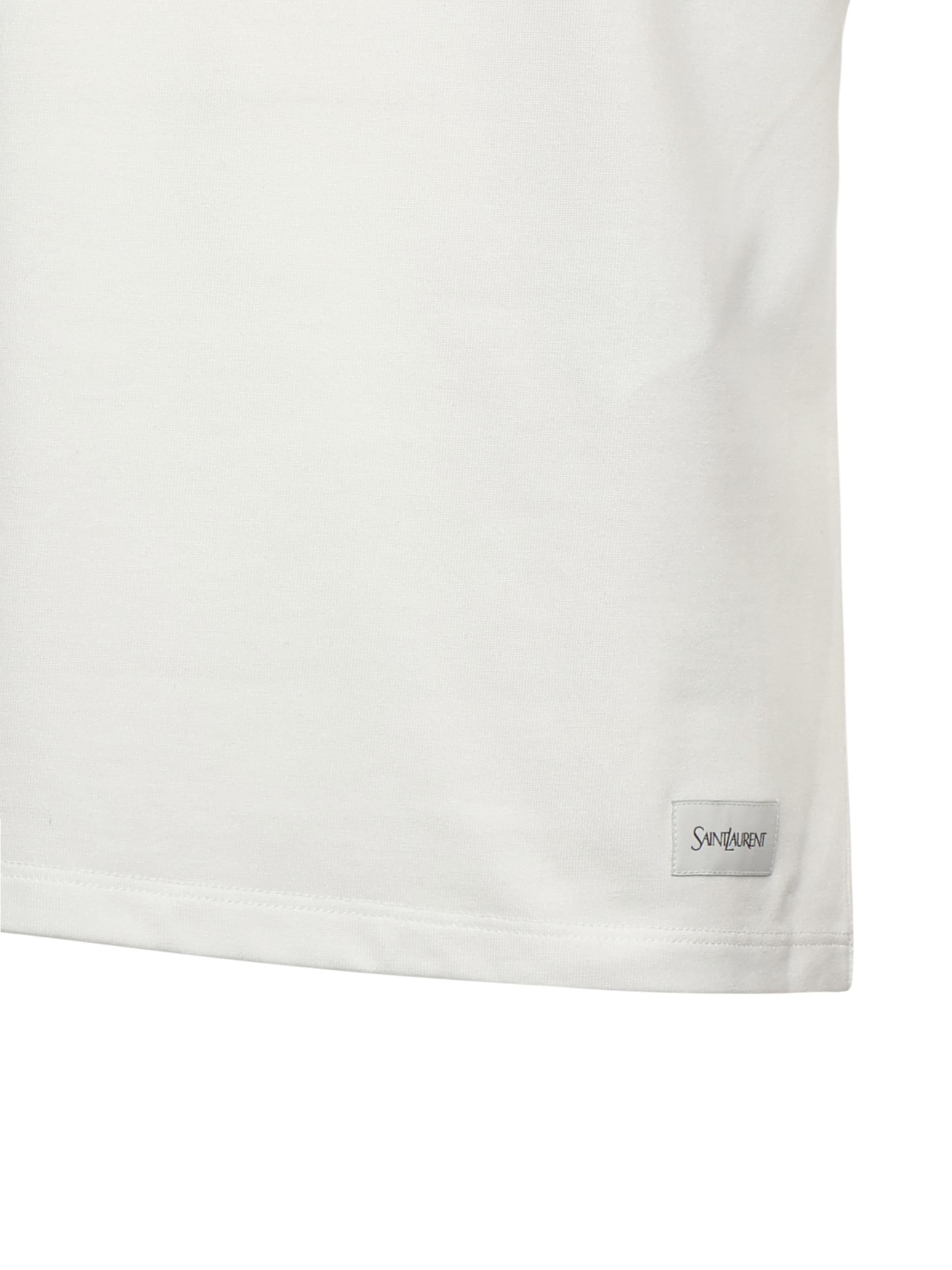 T-shirt con logo 798933 Y37RY9000 SAINT LAURENT