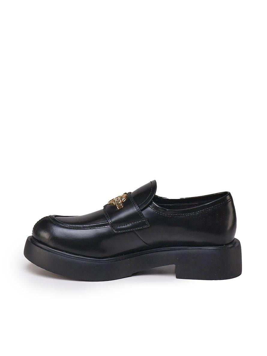 Mocassino city in pelle JA10404G0LJD0 000 LOVE MOSCHINO