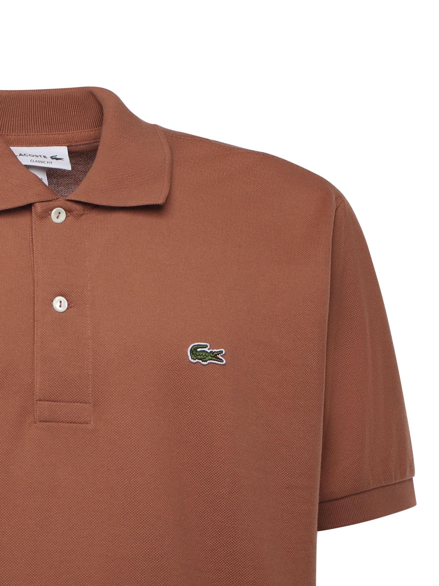 Polo in cotone con logo 1212 I1K LACOSTE