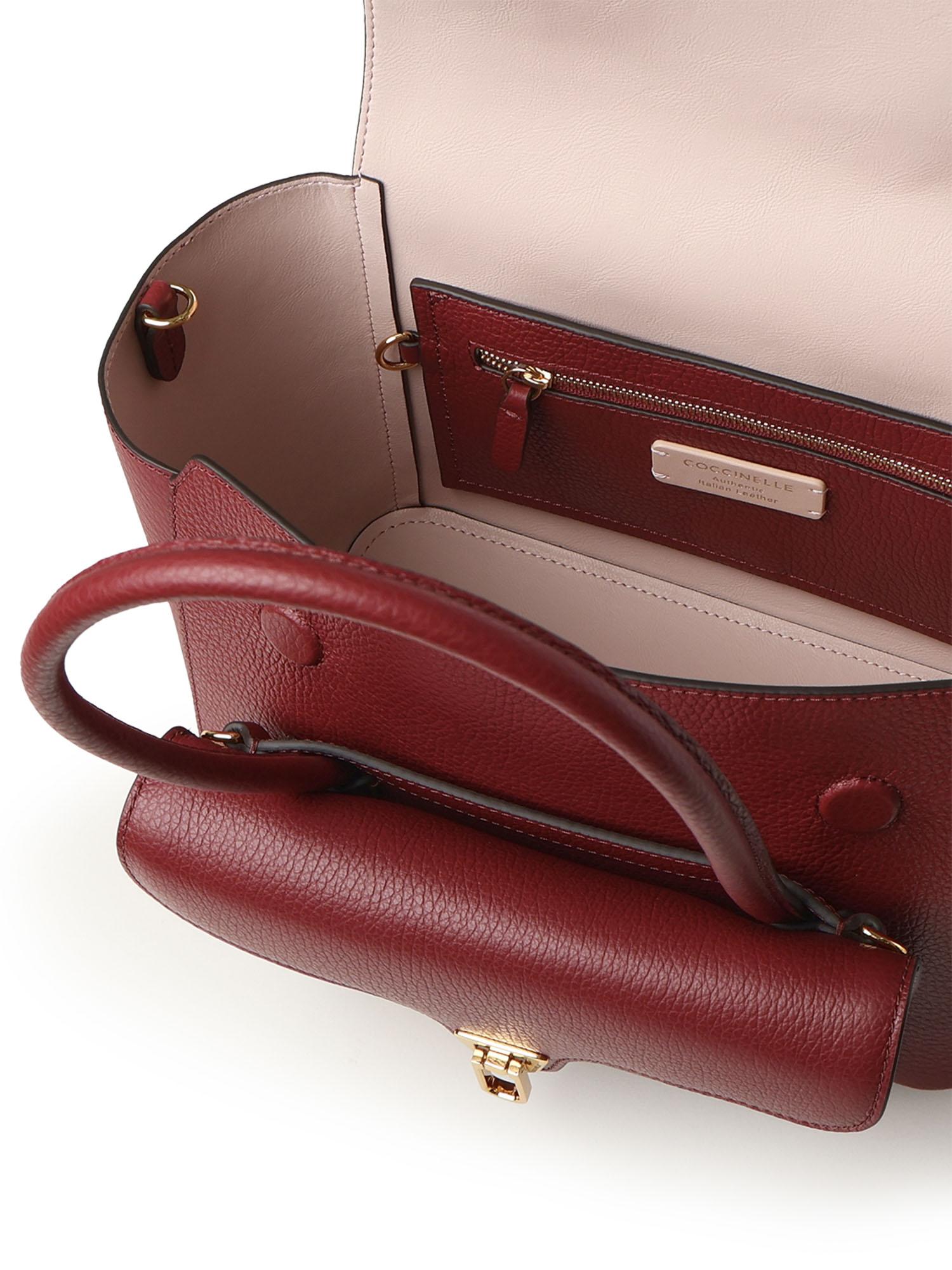 Borsa Double Beat Medium in pelle E1T8A180201 R52 COCCINELLE