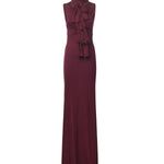 Abito con fiocco in jersey fluido AA9R2793J070B 350 ALAIA