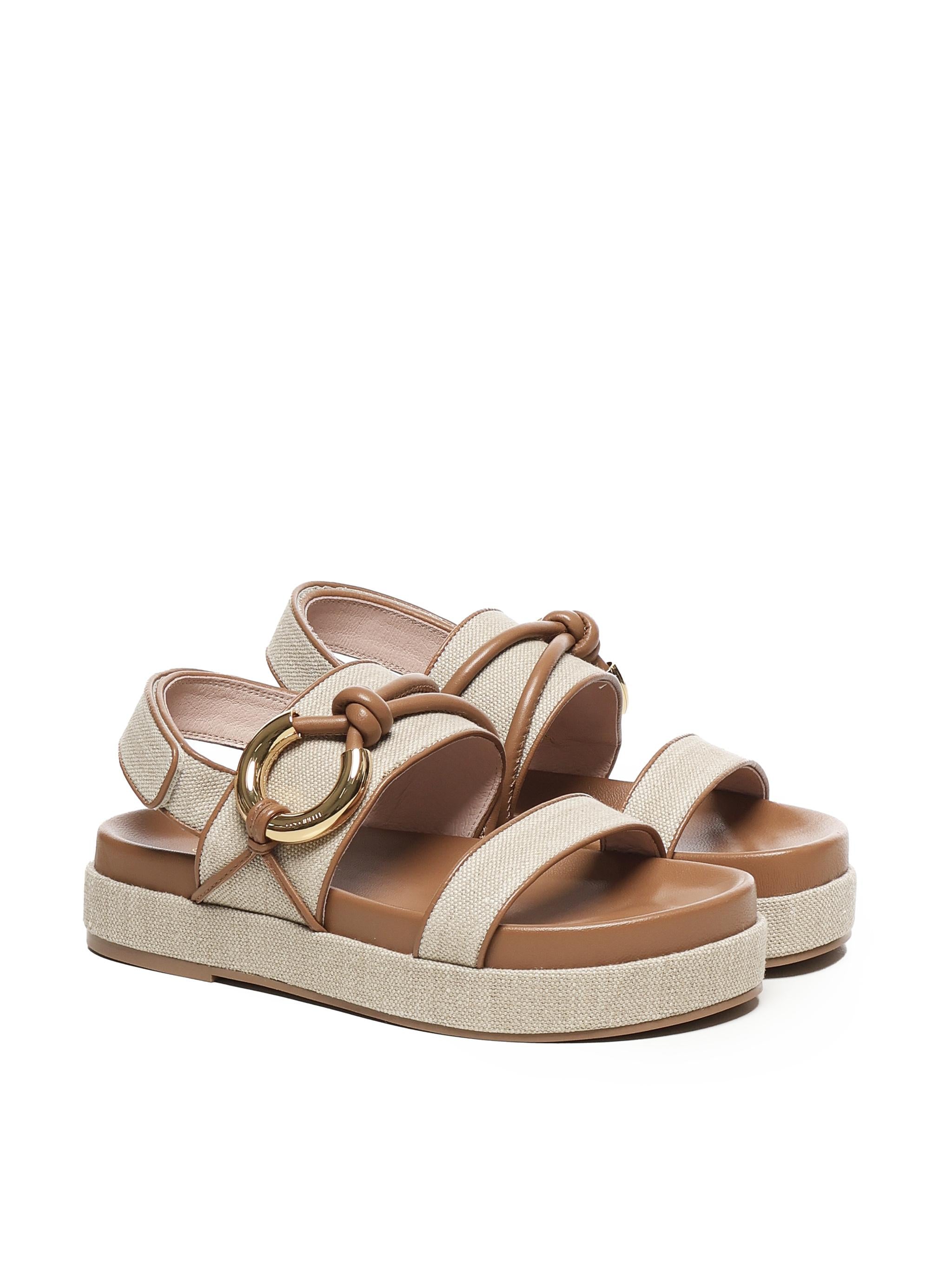 Sandali Platform Carmy Canvas E4SGI180101 552 COCCINELLE