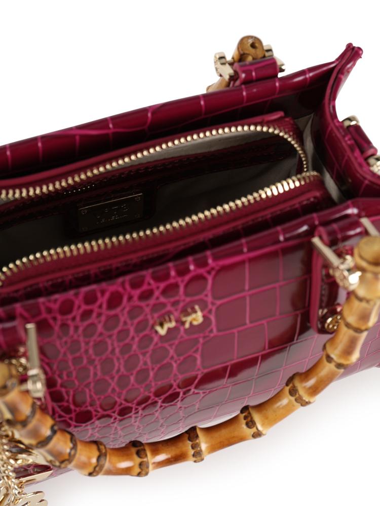 Borsa Perla in bambù 73BS64205P PERLAFUXIA V° 73