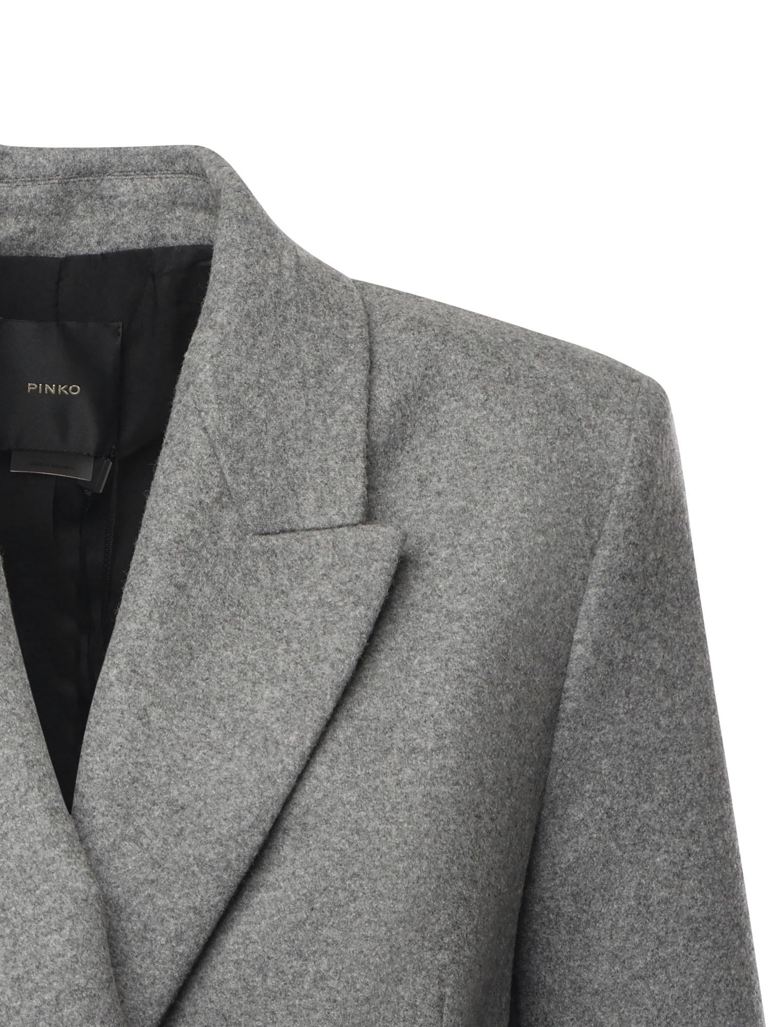 Giacca doppiopetto in misto lana 106099 A2ZUI76 PINKO