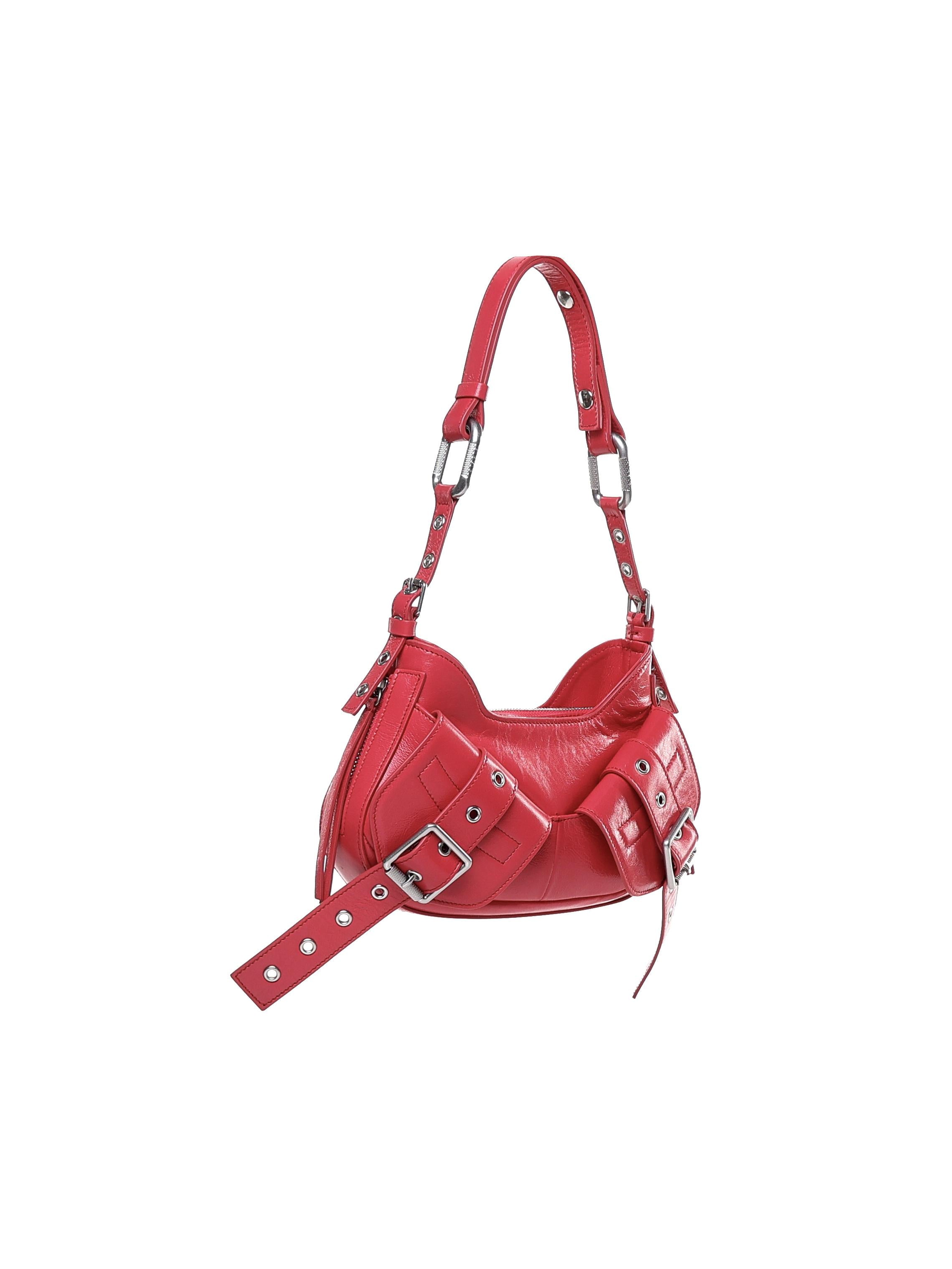 Borsa a spalla Y2K.002 FBBP70002STR -CILIEGIA/NIKEL BIASIA