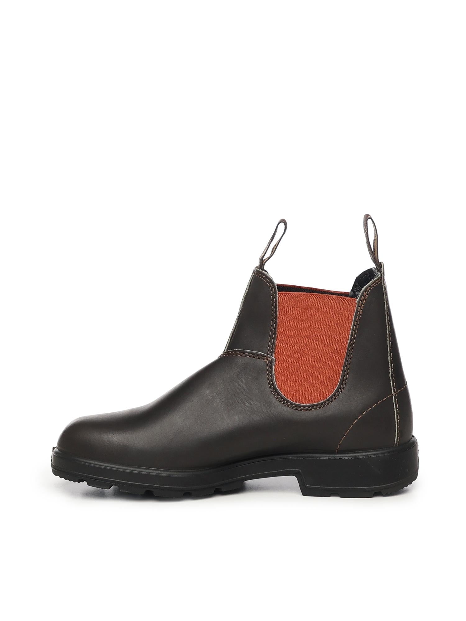 Chelsea boots in pelle 1918 BROWN & TERRACOTTA BLUNDSTONE