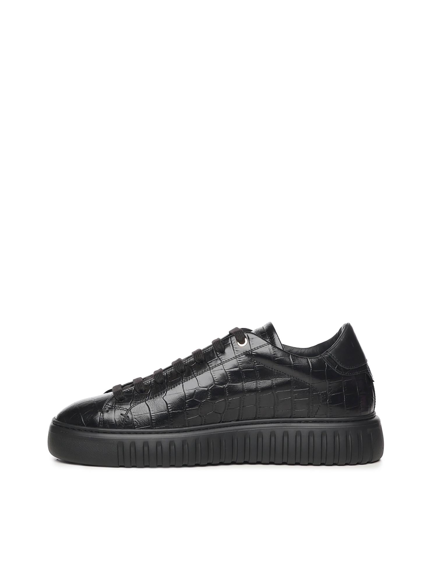 Sneakers Mars Crock in pelle MARS CROCKBLACK GIULIANO GALIANO