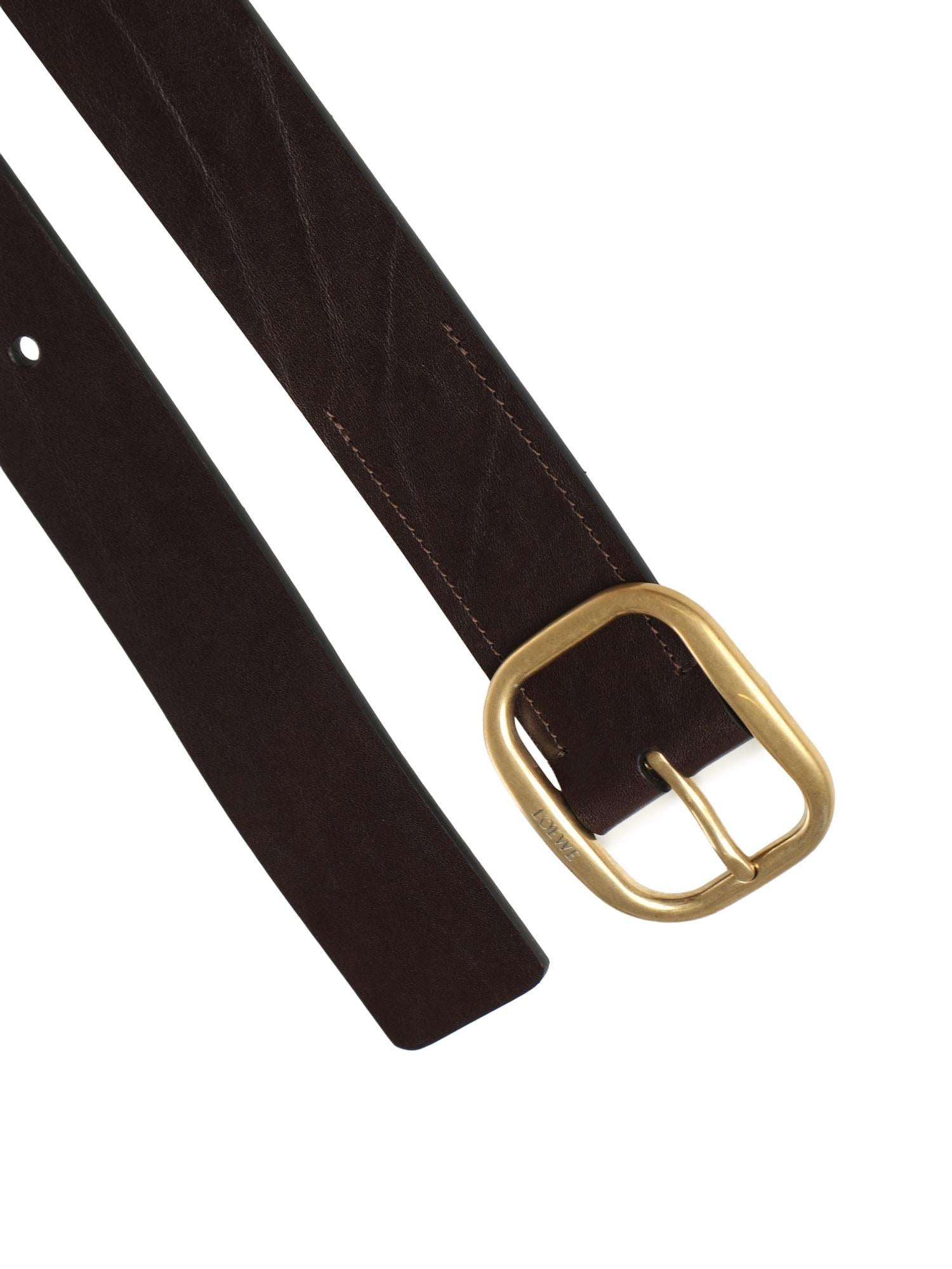 Cintura morbida arrotondata in pelle E619244XAI 3110 LOEWE