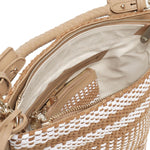 Borsa Secchiello Stefanie 73BS8ZL03 STEFANIECUOIO/BIANCO V° 73