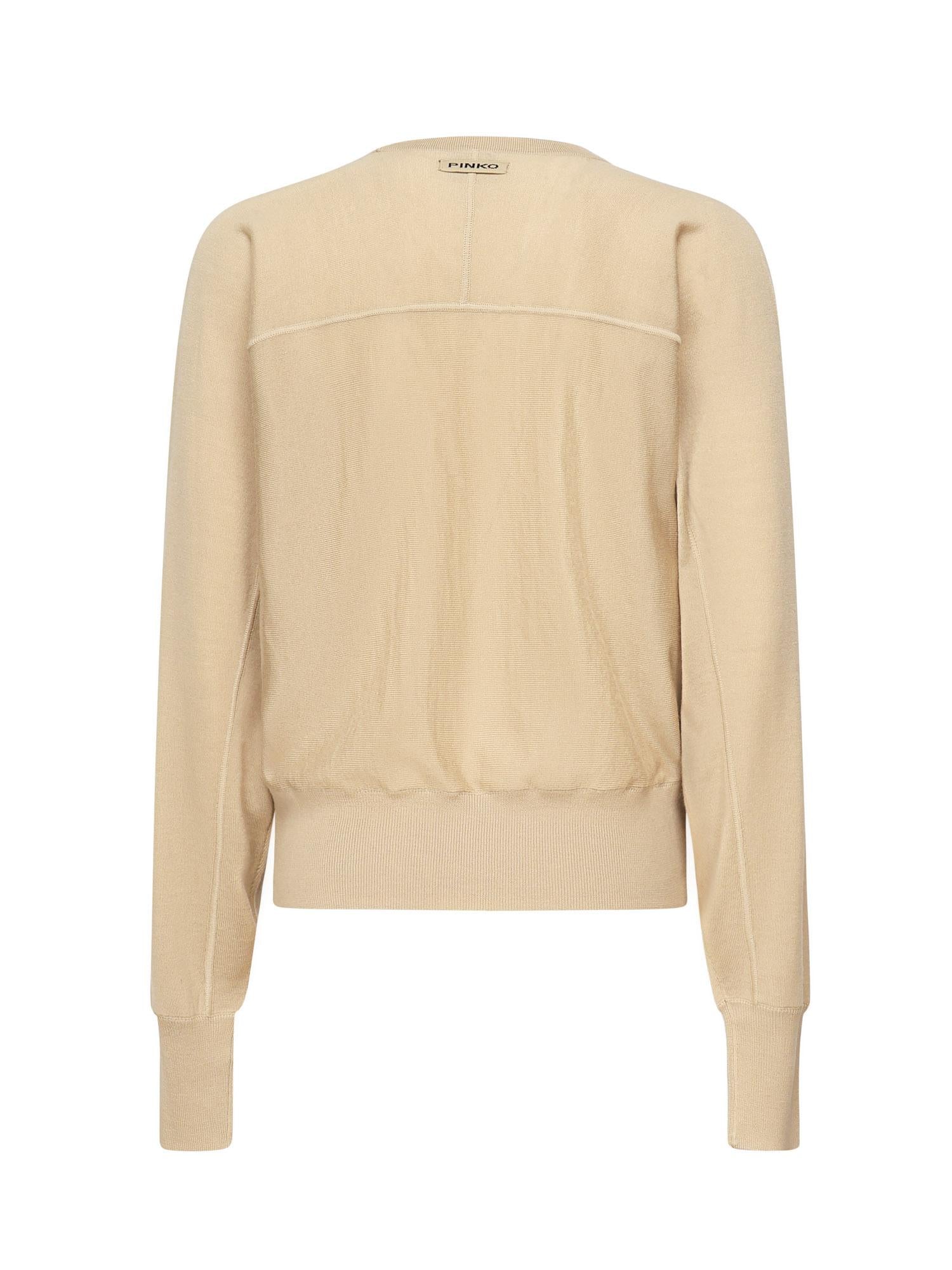 Pullover lanzarote in lana<BR/> 105417 A2PUC65 PINKO