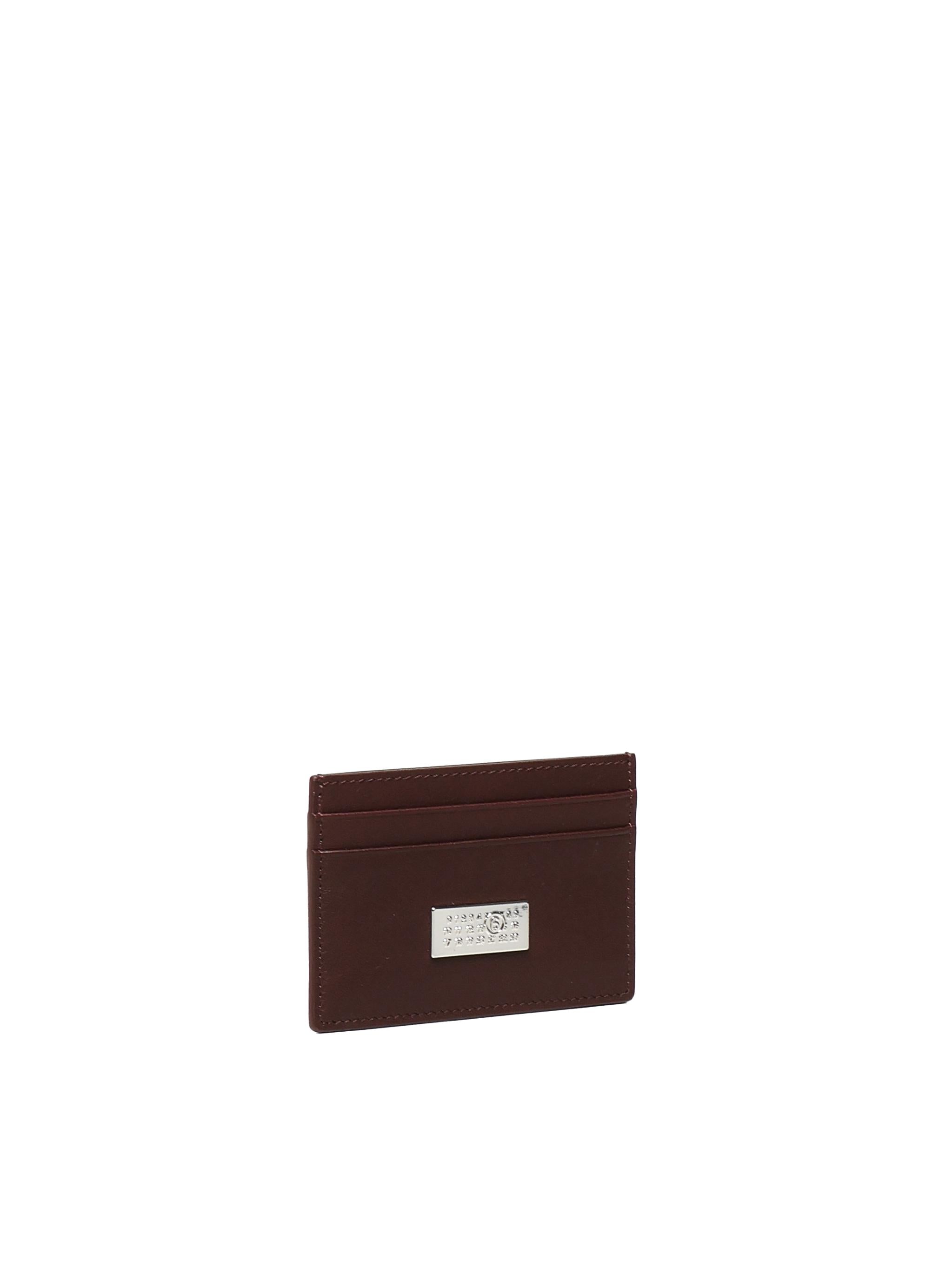 Portacarte in pelle<BR/> SA5UI0026 P8332T5016 MM6 Maison Margiela