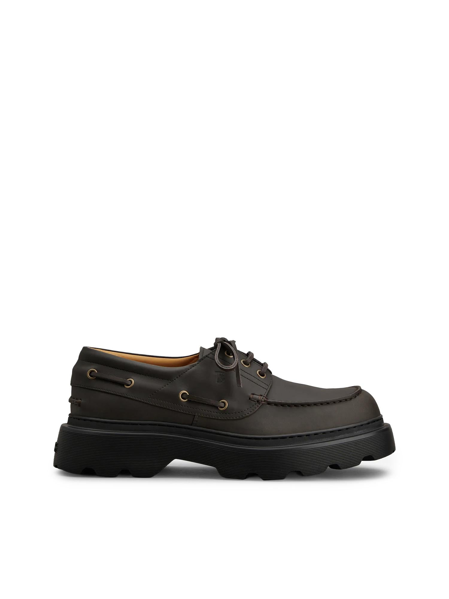 Scarpa da barca in pelle XXM24L0JP00UFS S808 TOD'S