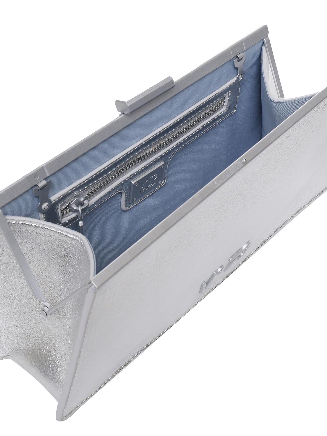 Clutch Crow Sports metallizzata 73BS7Q302 CROWARGENTO V° 73