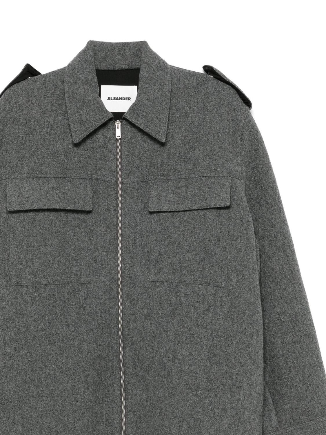 Camicia strutturata in lana J22DL0244 J20210026 JIL SANDER