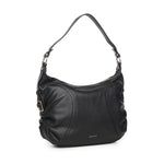Borsa a spalla Weave in pelle BIBP9E602 NERO BIASIA