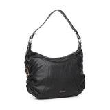 Borsa a spalla Weave in pelle BIBP9E602 NERO BIASIA