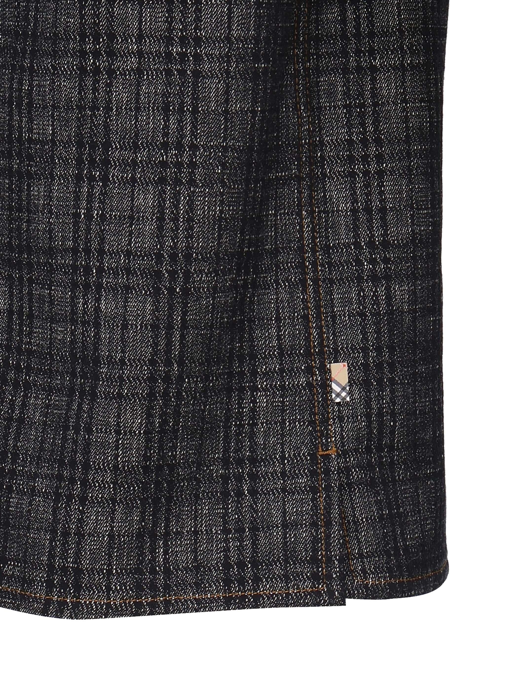 Camicia in denim Check 8113431 A5924 BURBERRY