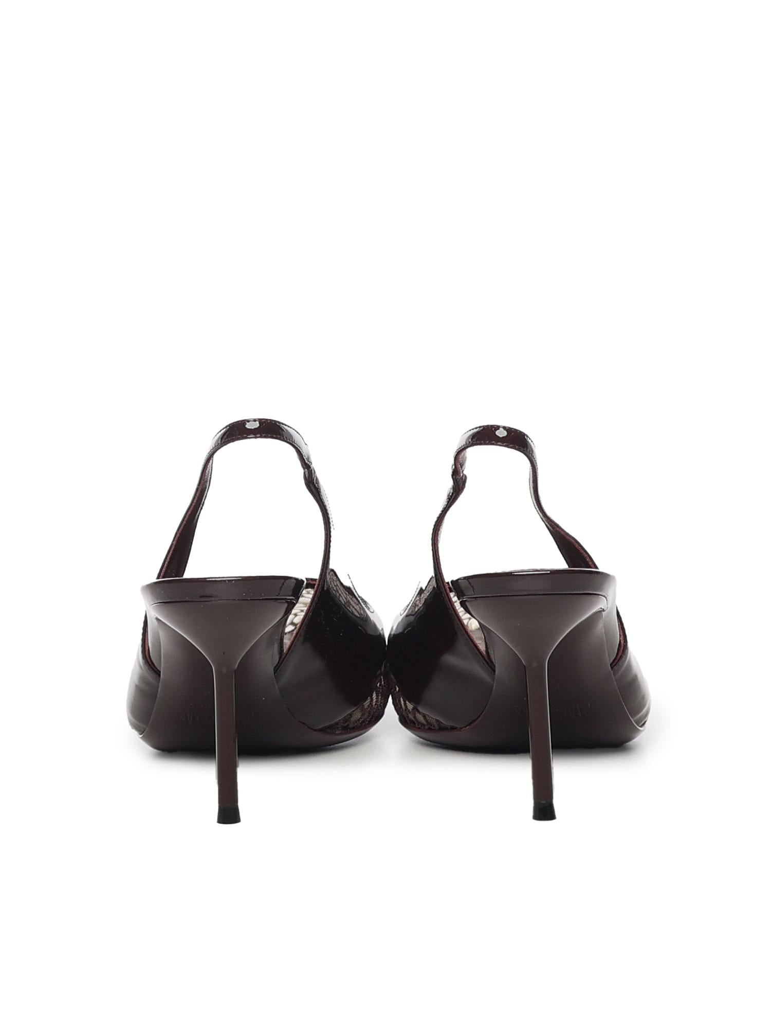 Slingback Lidia in vernice PX1622XVNMS ROUGE NOIR-DARK ROUGE NOIR PARIS TEXAS