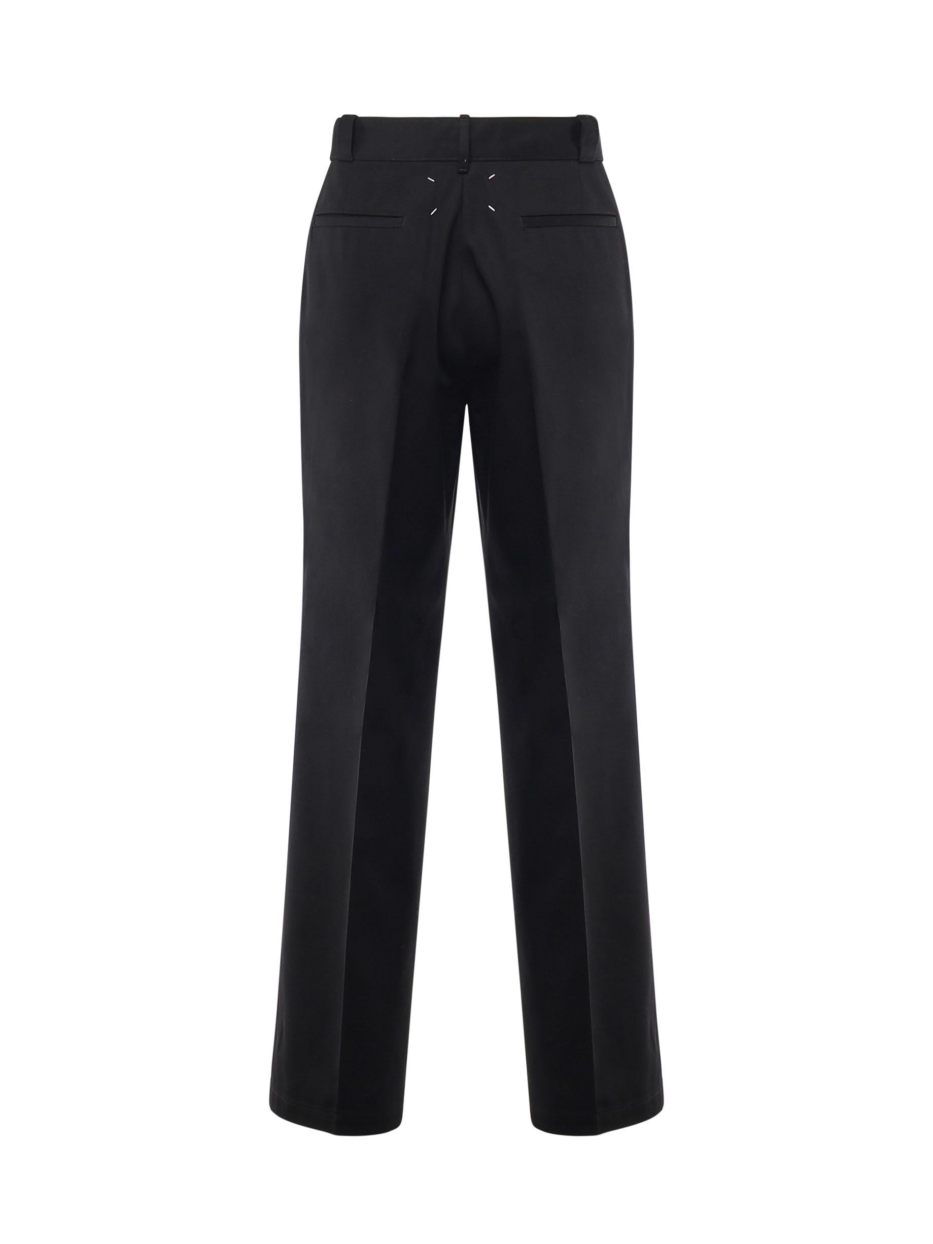 Pantaloni con pieghe S50KA0653 M35205900 MAISON MARGIELA