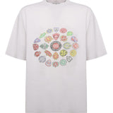 T-shirt "Spiral Crest" in jersey dry 764235 TTVH49012 BALENCIAGA