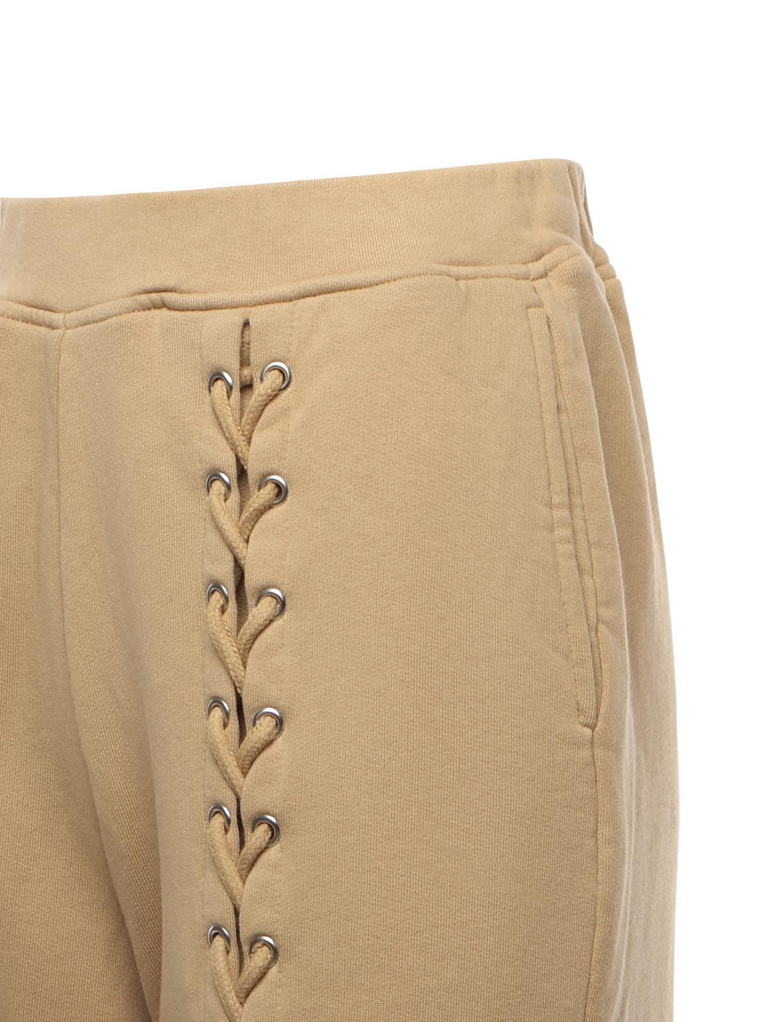 Pantalone con lacci in cotone 114389 654 ROTATE