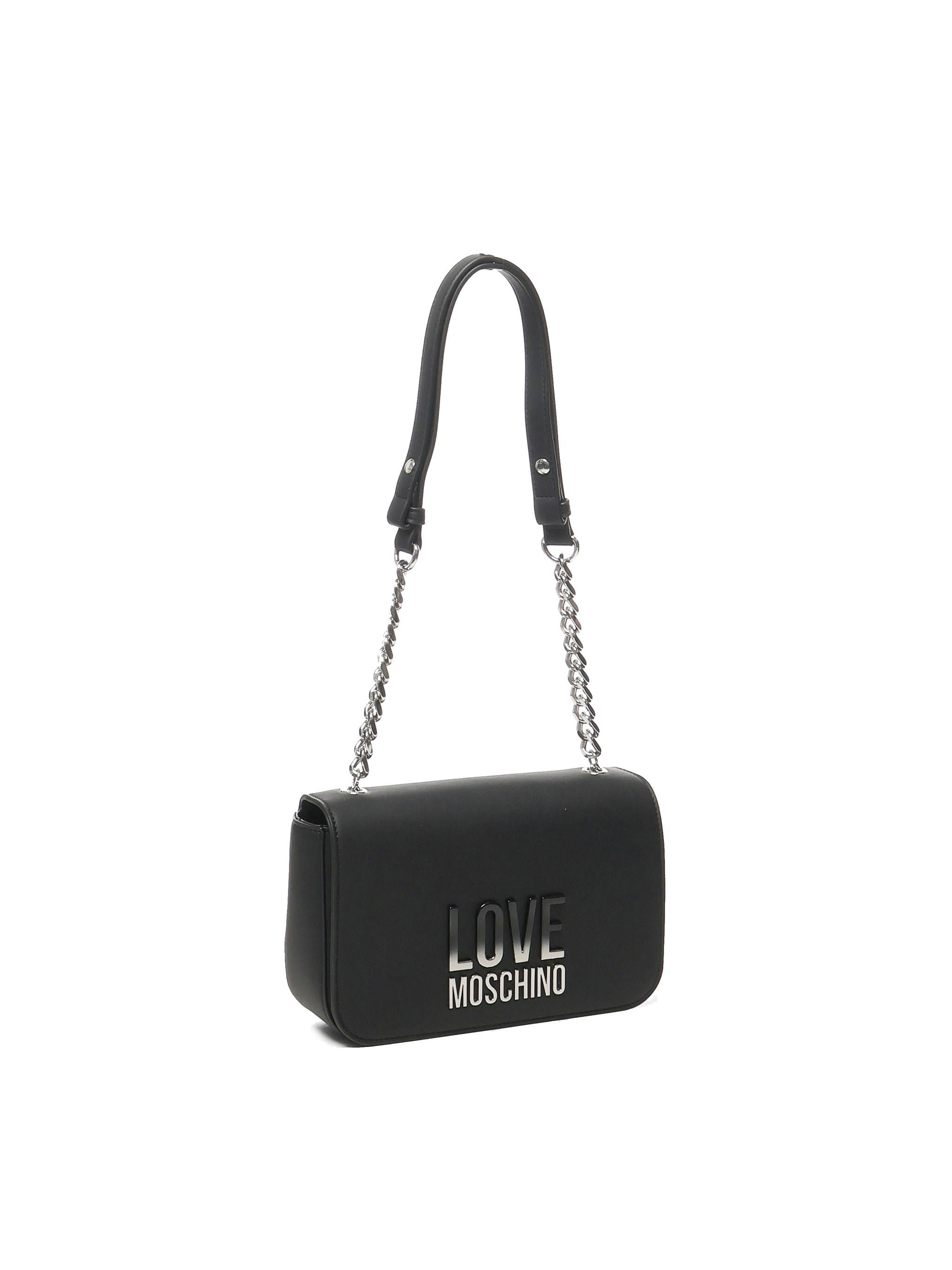 Borsa a spalla con logo degradé<BR/> JC4254PP0MKD0 00B LOVE MOSCHINO