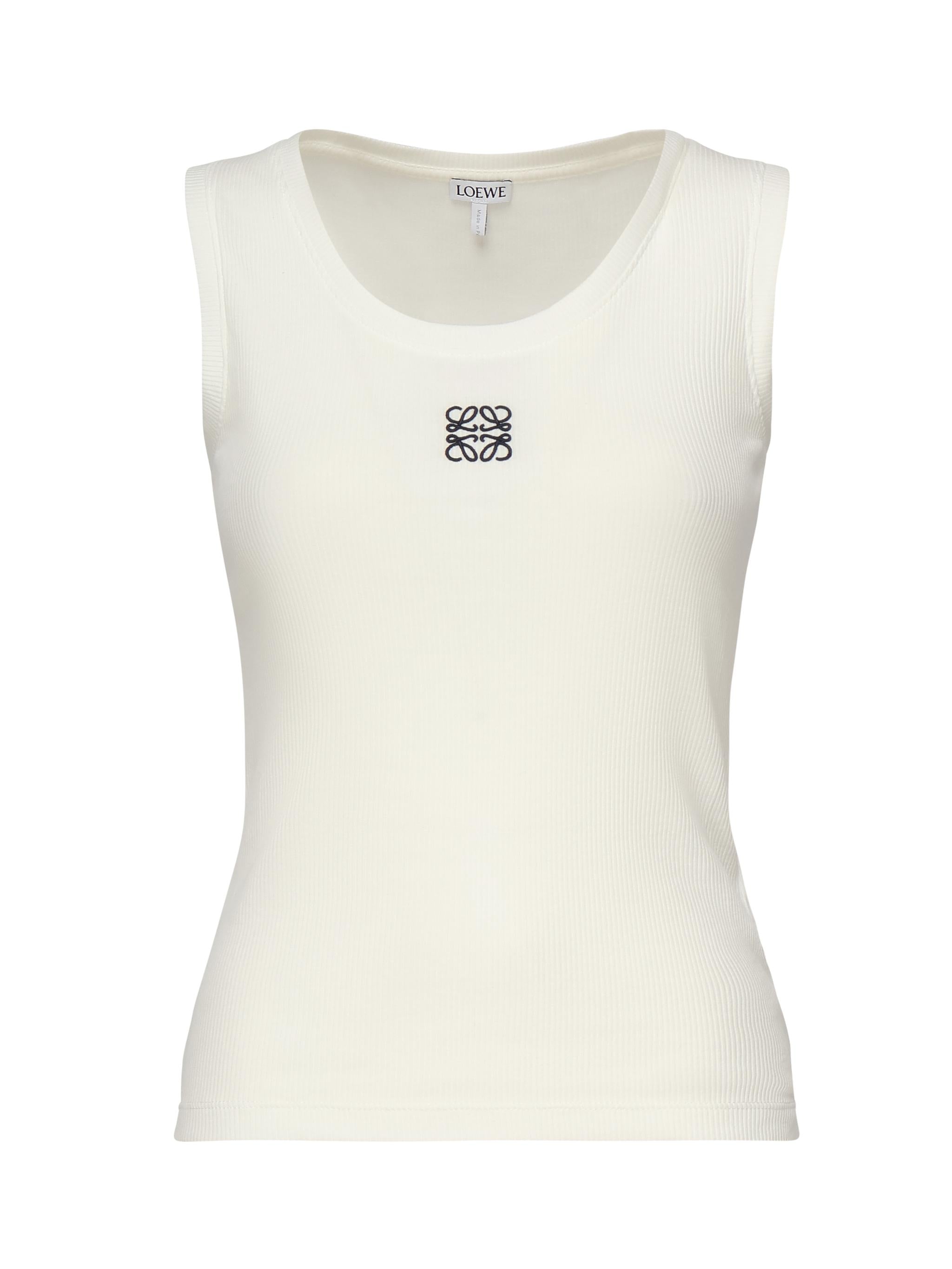 Canotta Anagram in cotone a coste S359Y23X84 2100 LOEWE