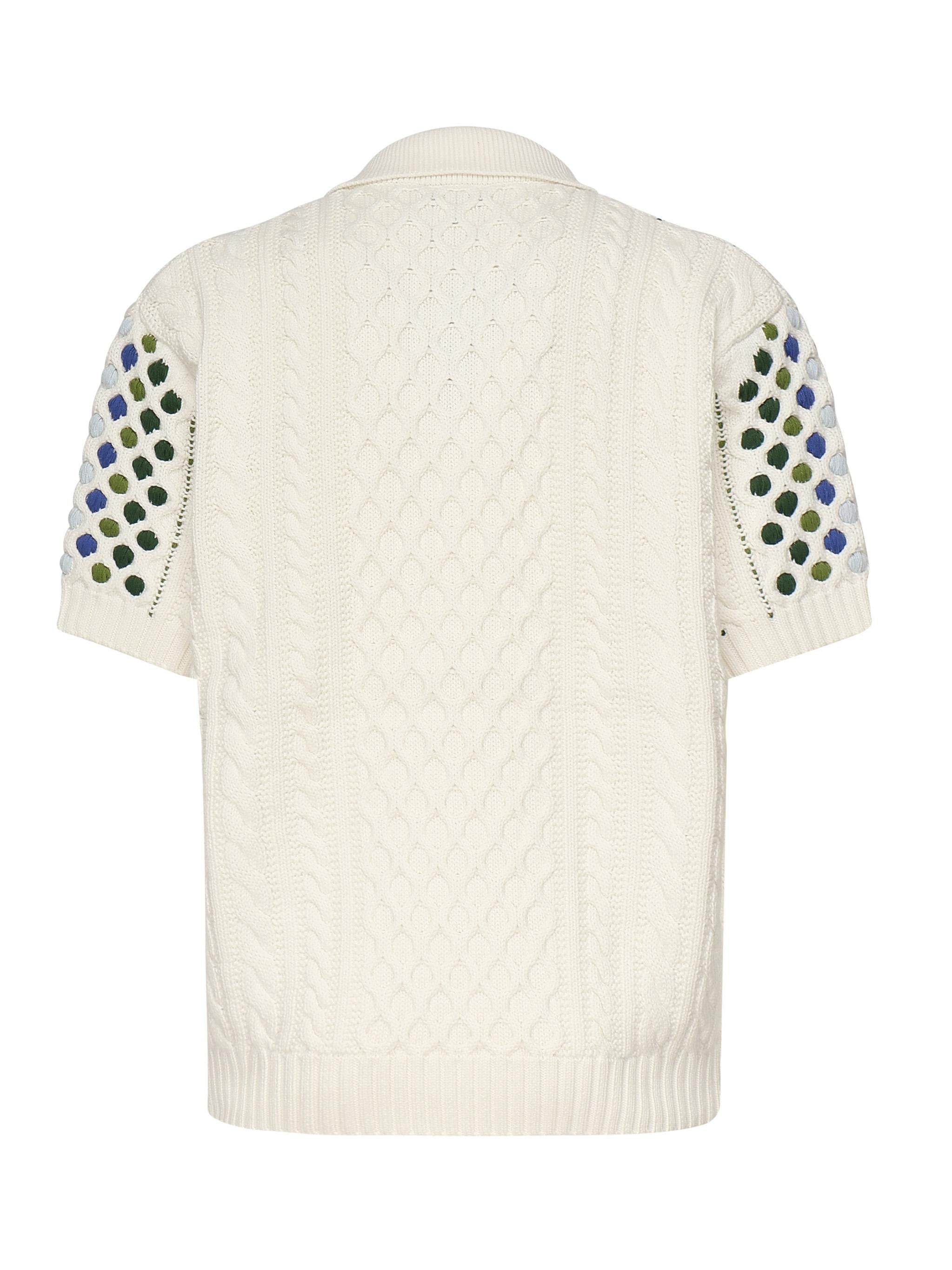 Polo Maille Brodé PO168WO023 CM Drôle de Monsieur