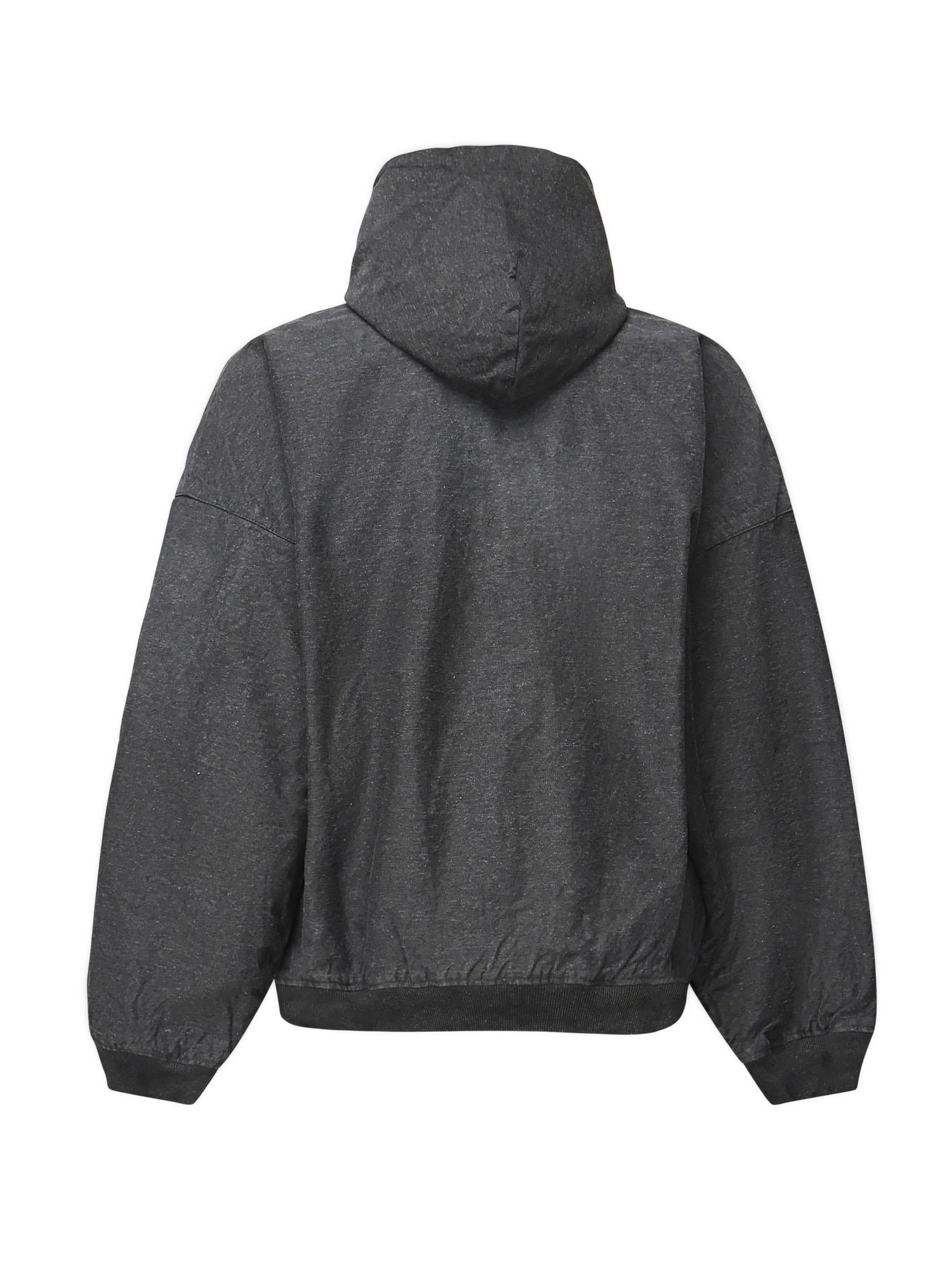 Hoodie Trompe L'Œil<BR/> 838688 TSWB31140 BALENCIAGA