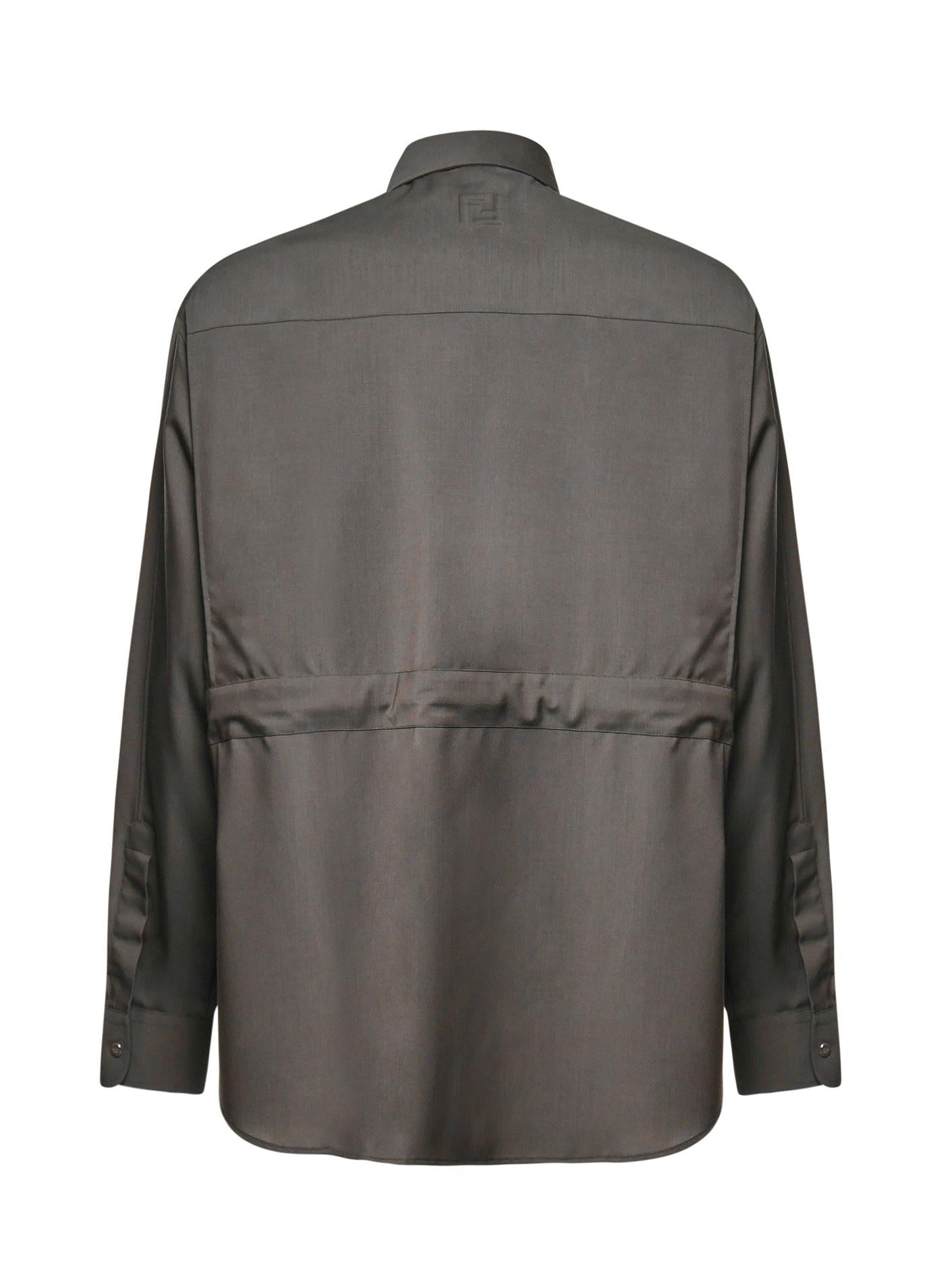 Camicia over in lana FW1319 ASCHF03NT FENDI