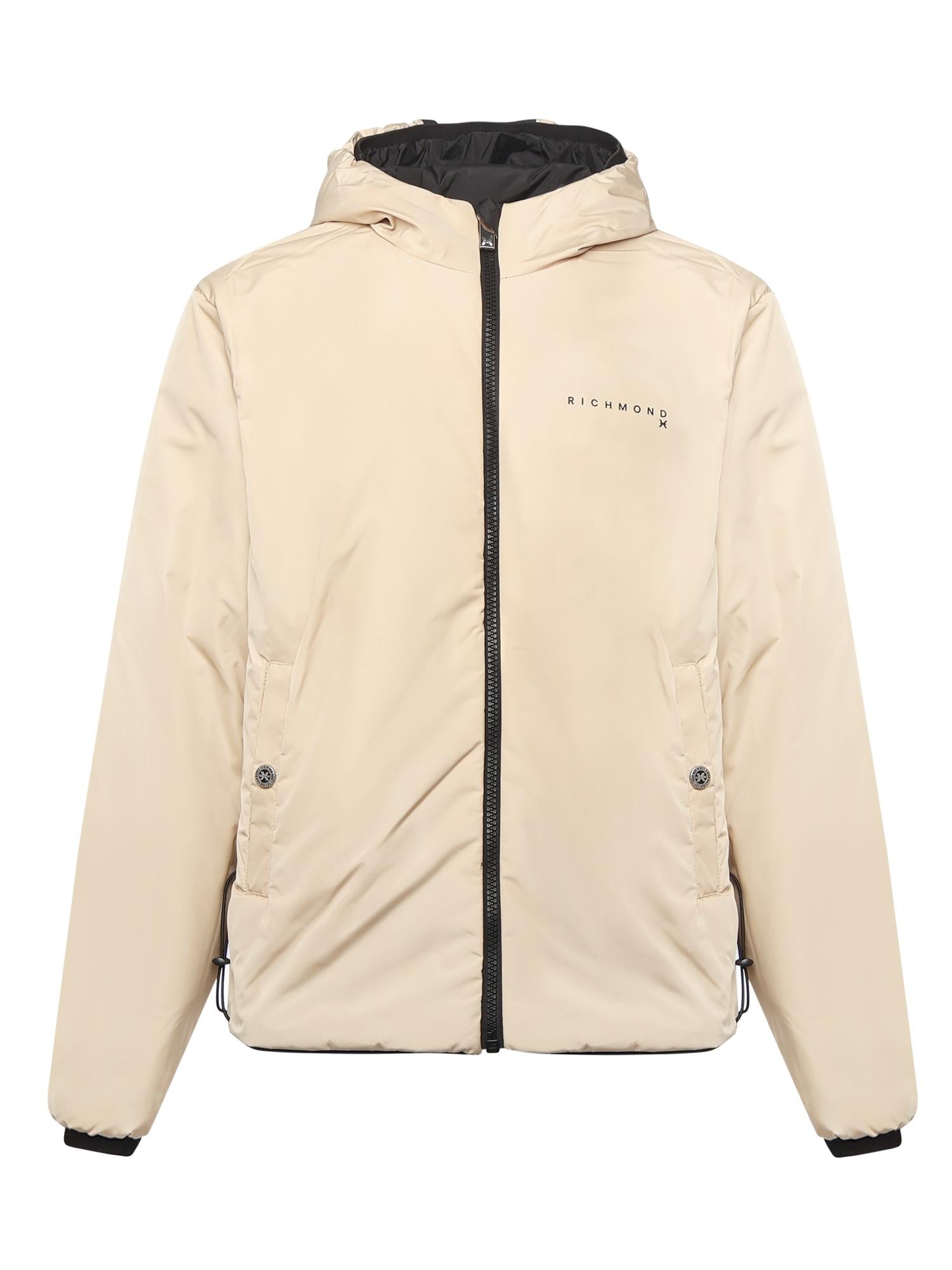 Giubbotto Samari reversibile in nylon UMA25044GB IRISH CREAM RICHMOND X