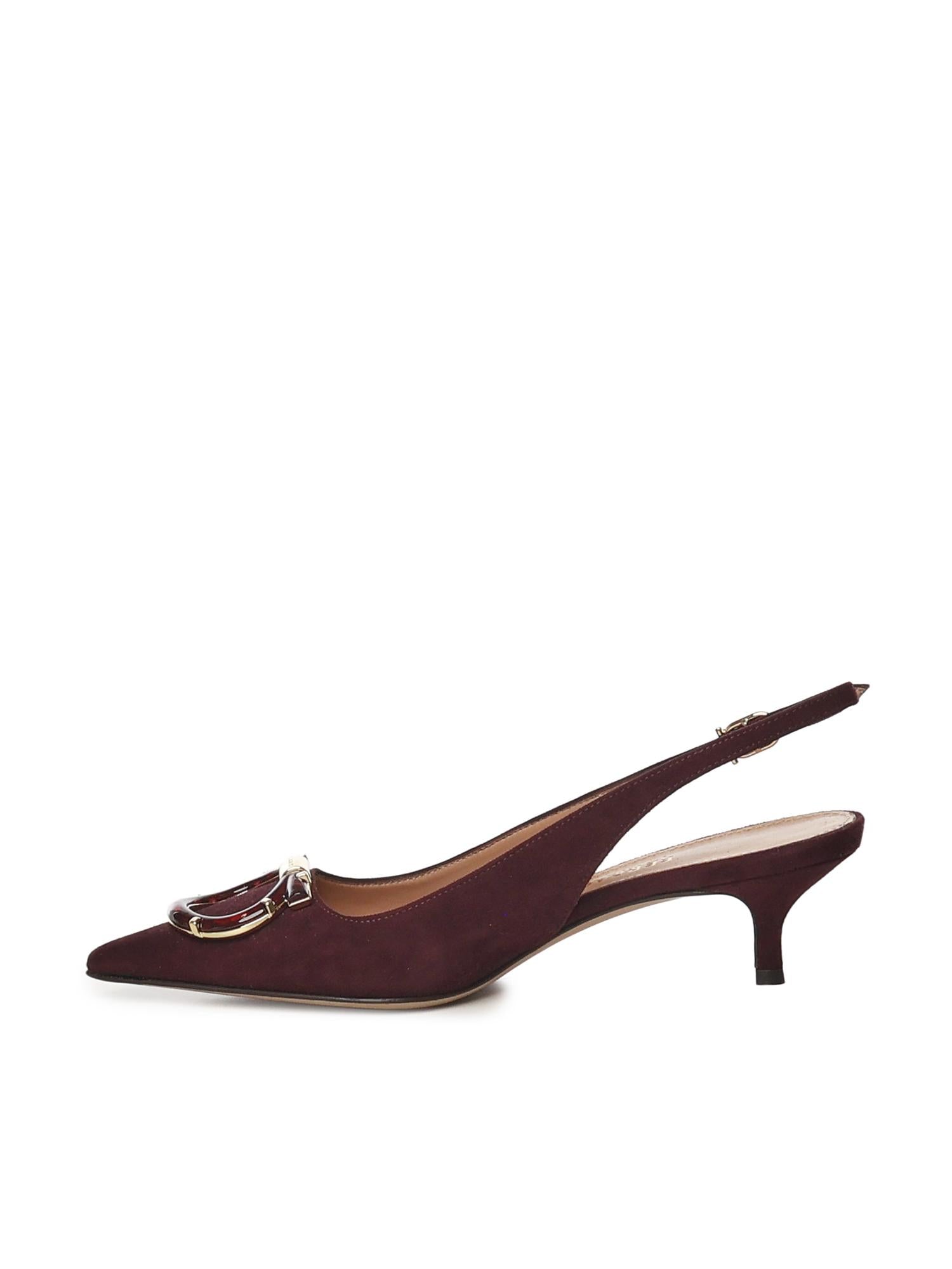 Slingback Gancini in pelle 01K533 785114001 FERRAGAMO