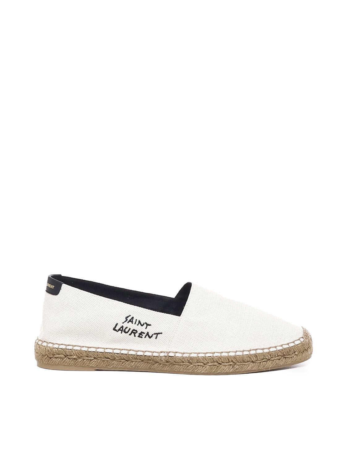 Espadrillas in tela con ricamo 605951 1P2109380 SAINT LAURENT