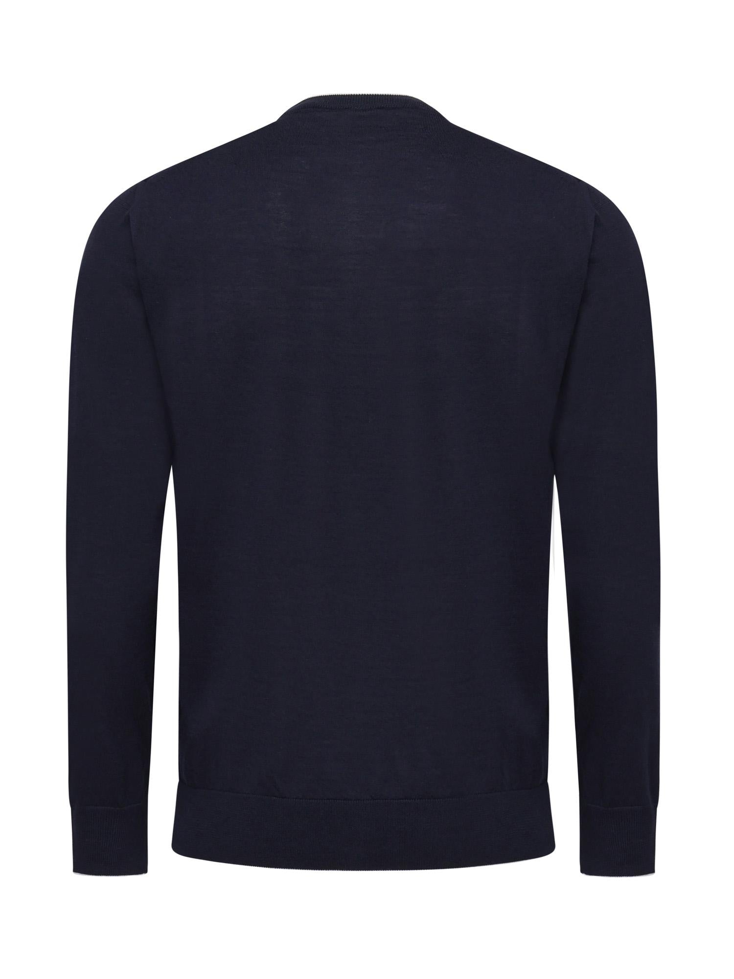 Maglia girocollo in lana e seta L76MAGL36MAG0L018 11-01 ELEVENTY