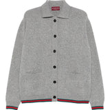 Cardigan L/S POLO/NK CRDGN URBAN GREY/MC 848257 XKE92 1084 1084 GUCCI